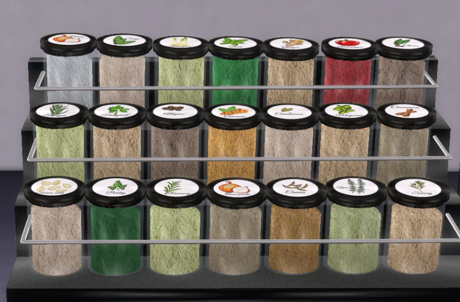 Spices stand holder mod for The Sims 4 