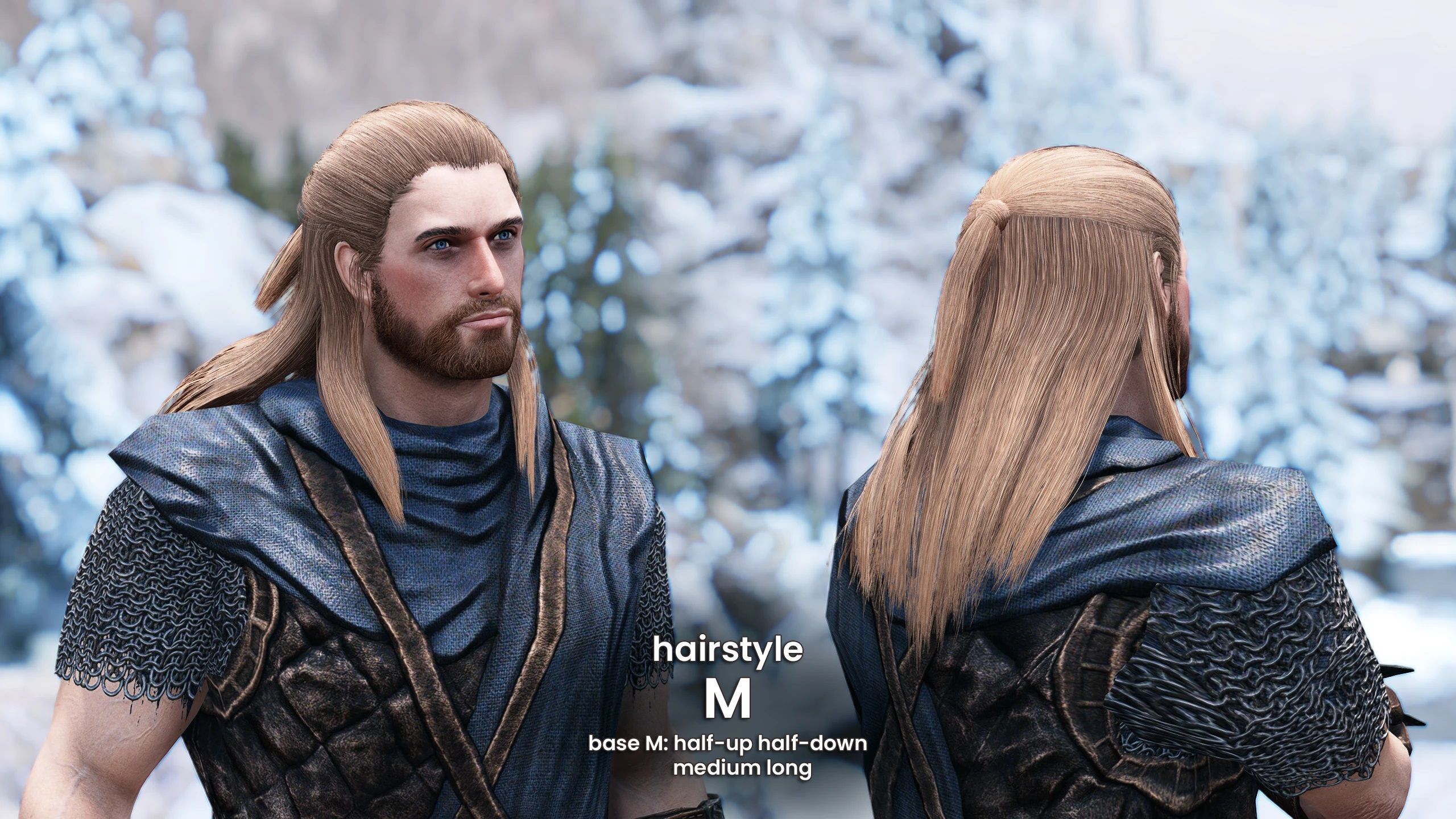 Modular SMP Hairstyles mod for The Elder Scrolls V: Skyrim Special Edition