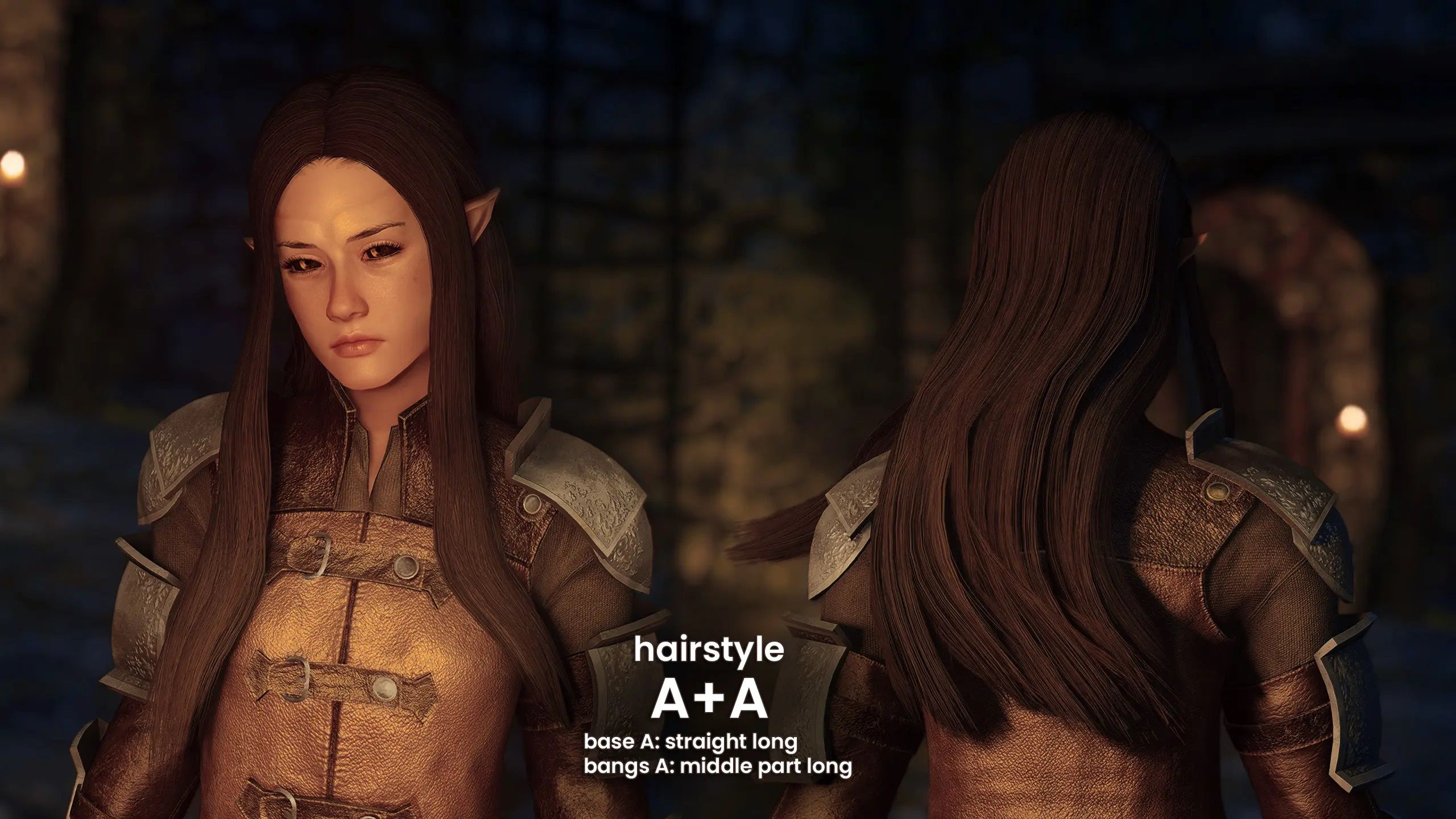 Modular SMP Hairstyles mod for The Elder Scrolls V: Skyrim Special Edition