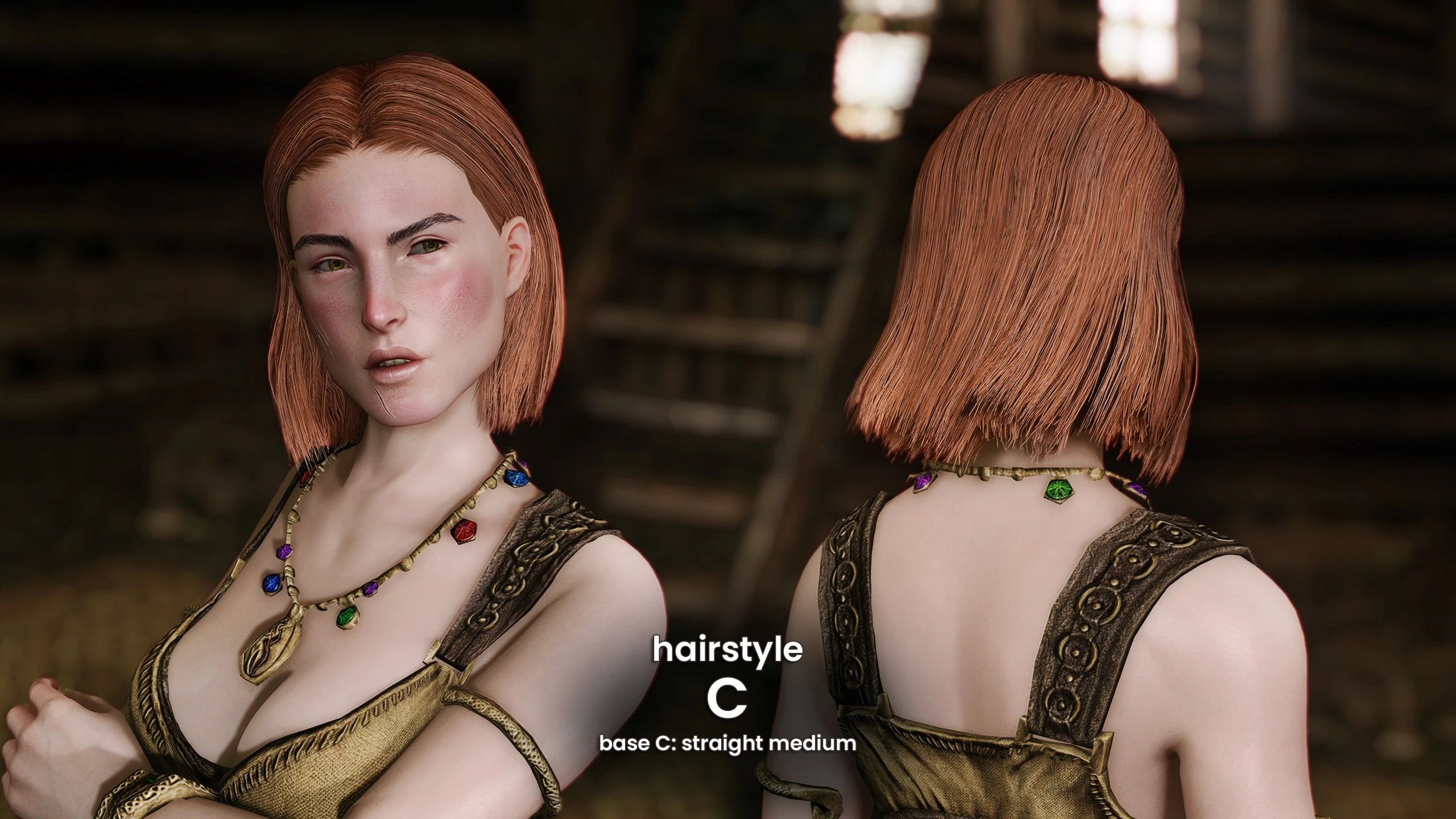 Modular SMP Hairstyles mod for The Elder Scrolls V: Skyrim Special Edition
