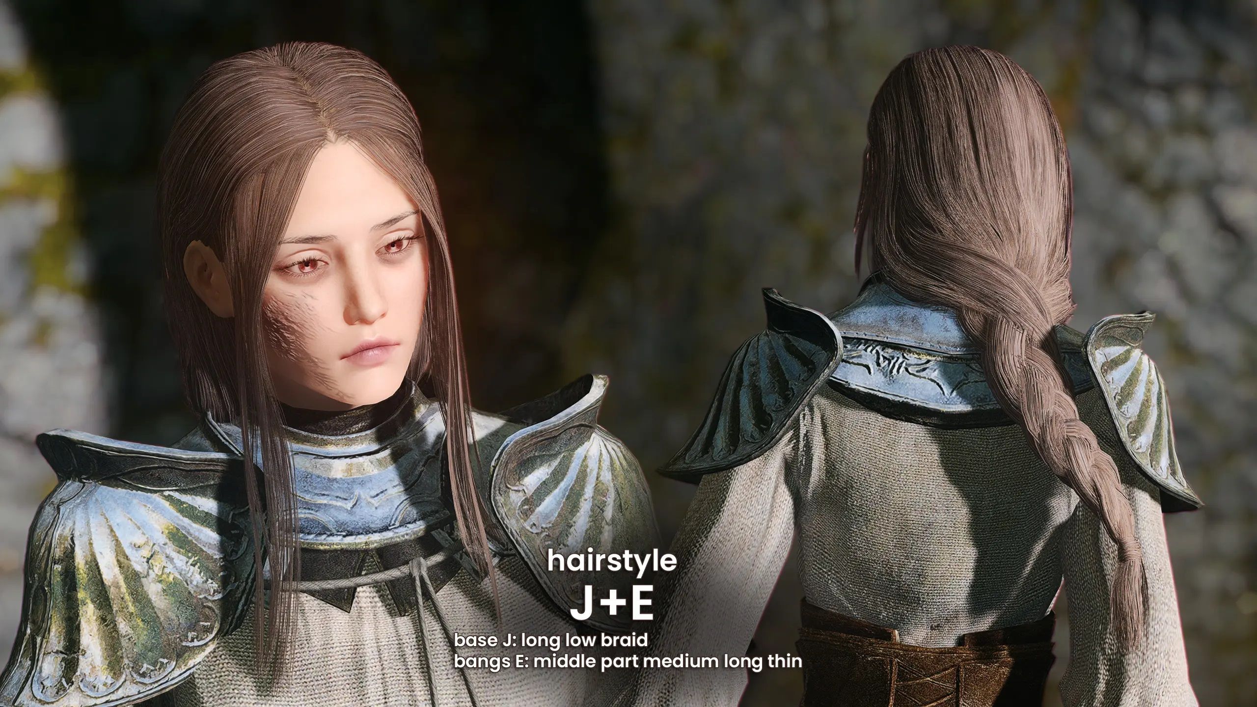 Modular SMP Hairstyles mod for The Elder Scrolls V: Skyrim Special Edition