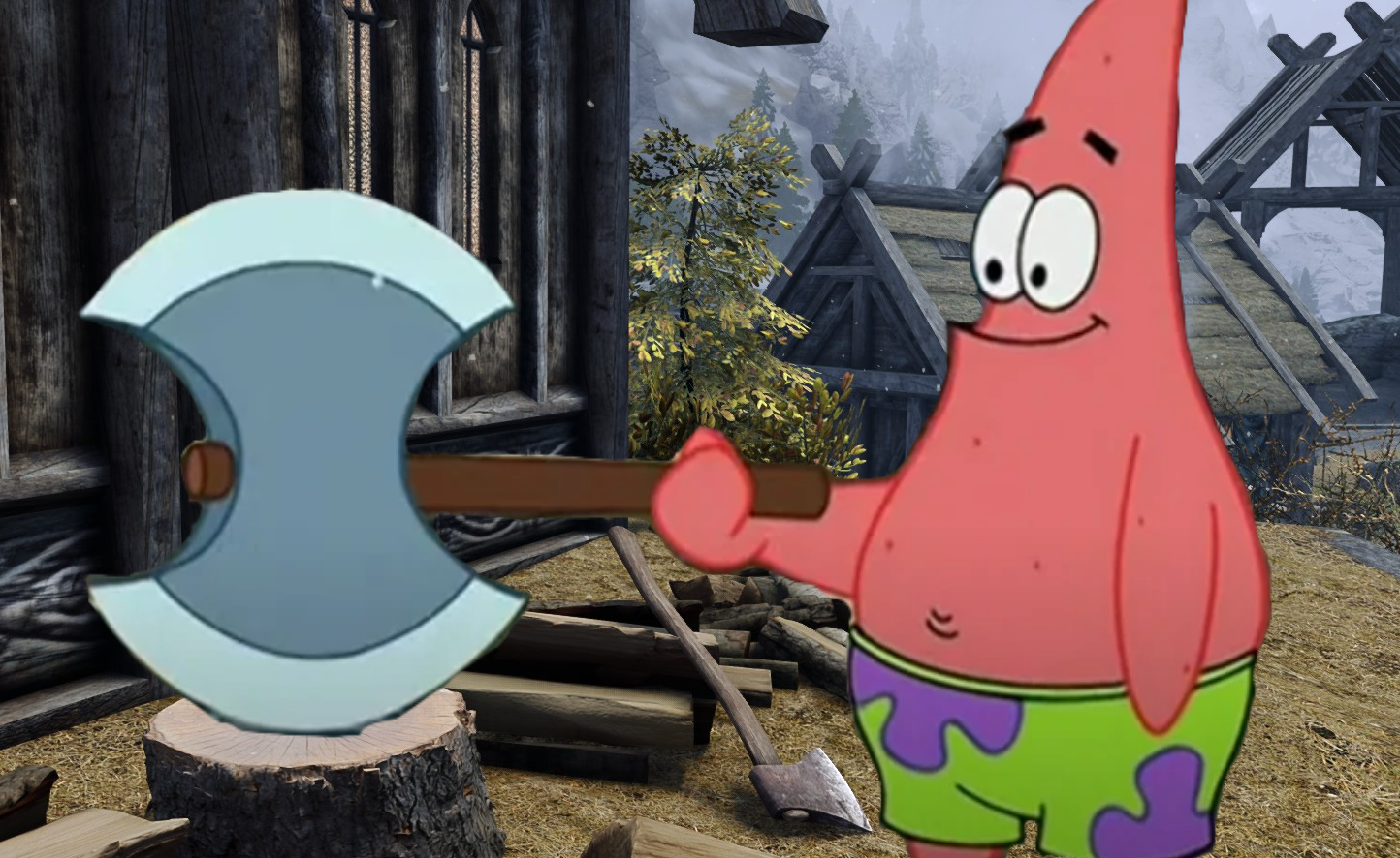 CC Camping - Woodcutting Tweaks Integration mod for The Elder Scrolls V: Skyrim Special Edition