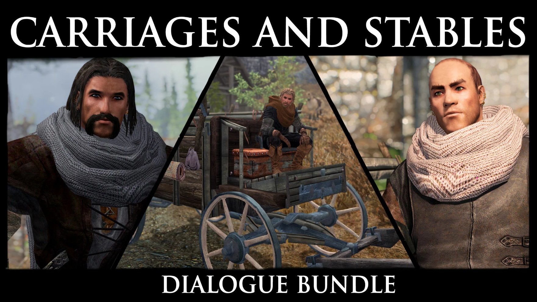 Carriages and Stables Dialogue Bundle mod for The Elder Scrolls V: Skyrim Special Edition