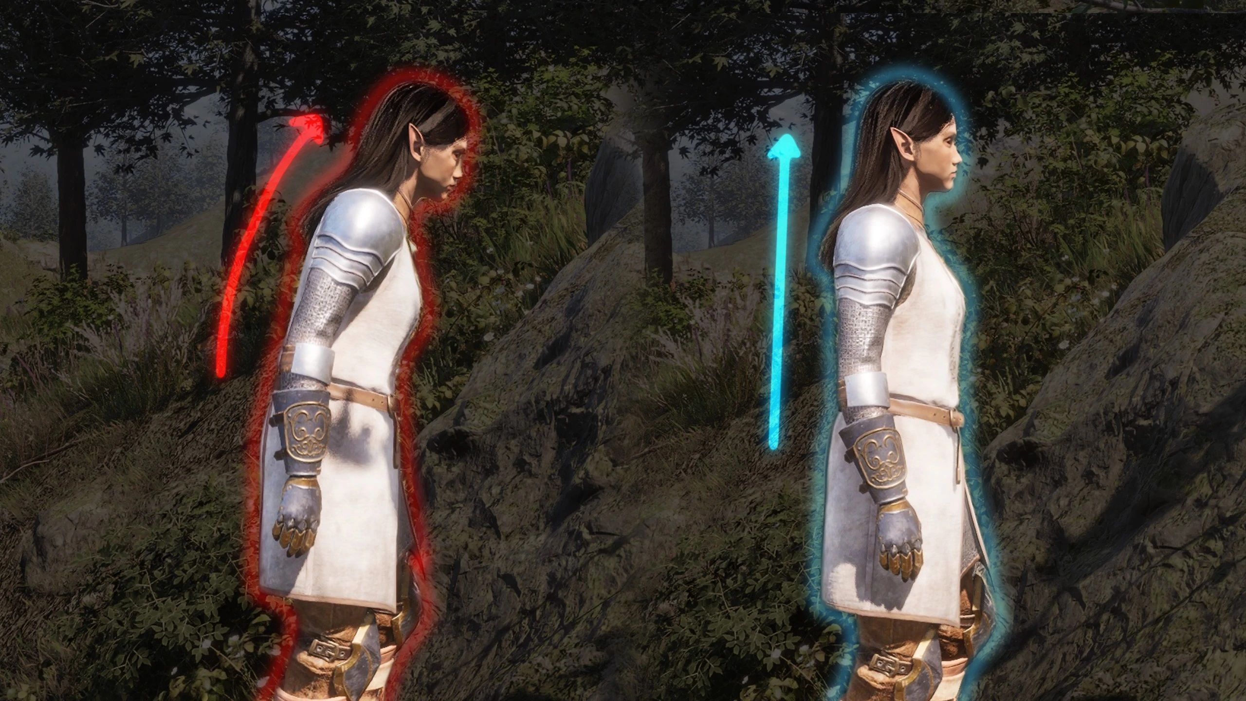 Reduced Procedural Slope Leaning mod for The Elder Scrolls IV: Oblivion Remastered