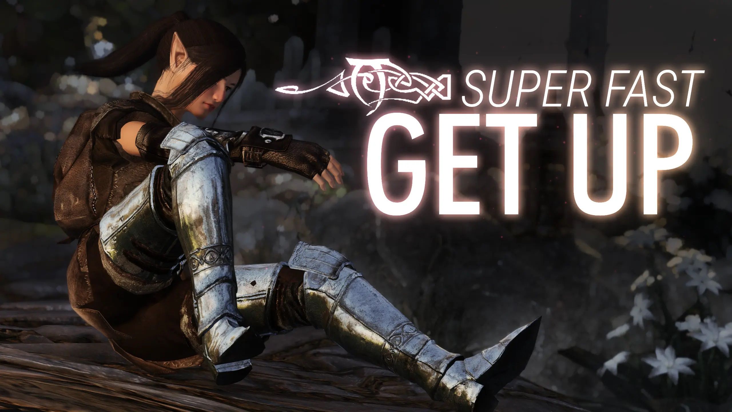 Super Fast Get Up Animation mod for The Elder Scrolls V: Skyrim Special Edition