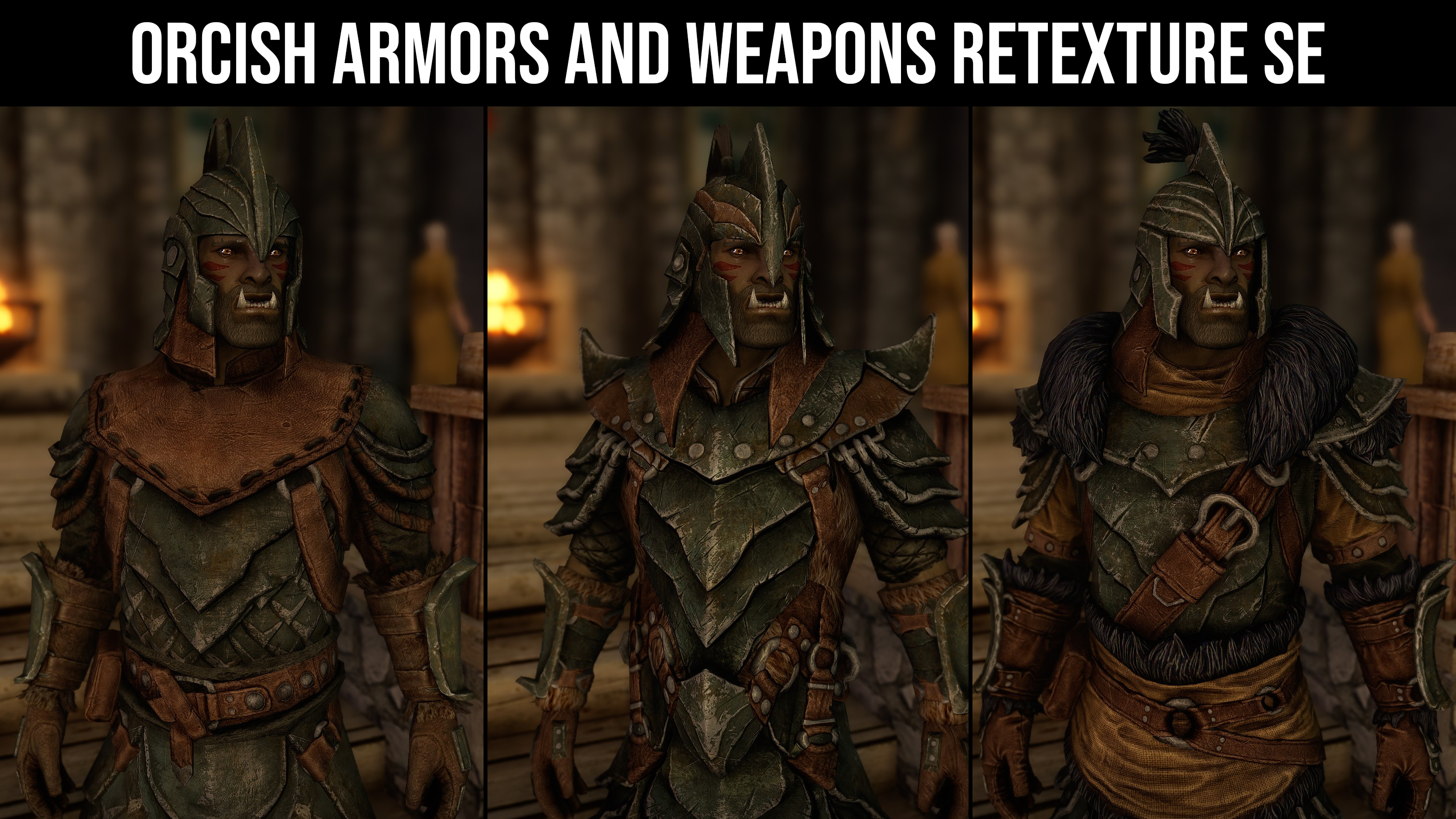 Orcish Armors and Weapons Retexture SE mod for The Elder Scrolls V: Skyrim Special Edition