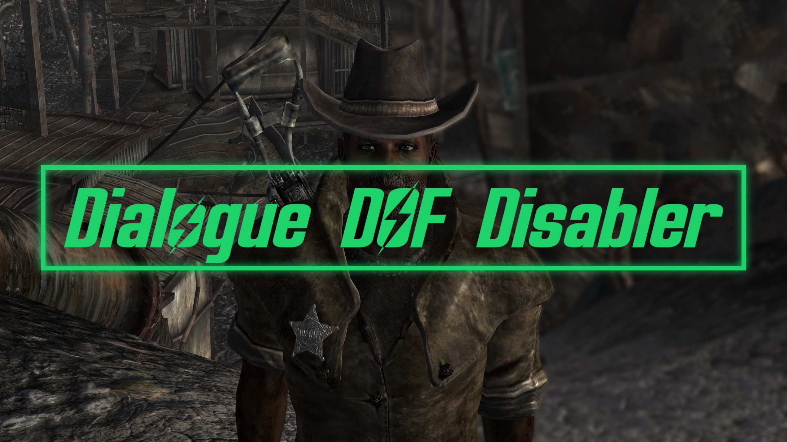 Dialogue DoF Disabler mod for Fallout: New Vegas