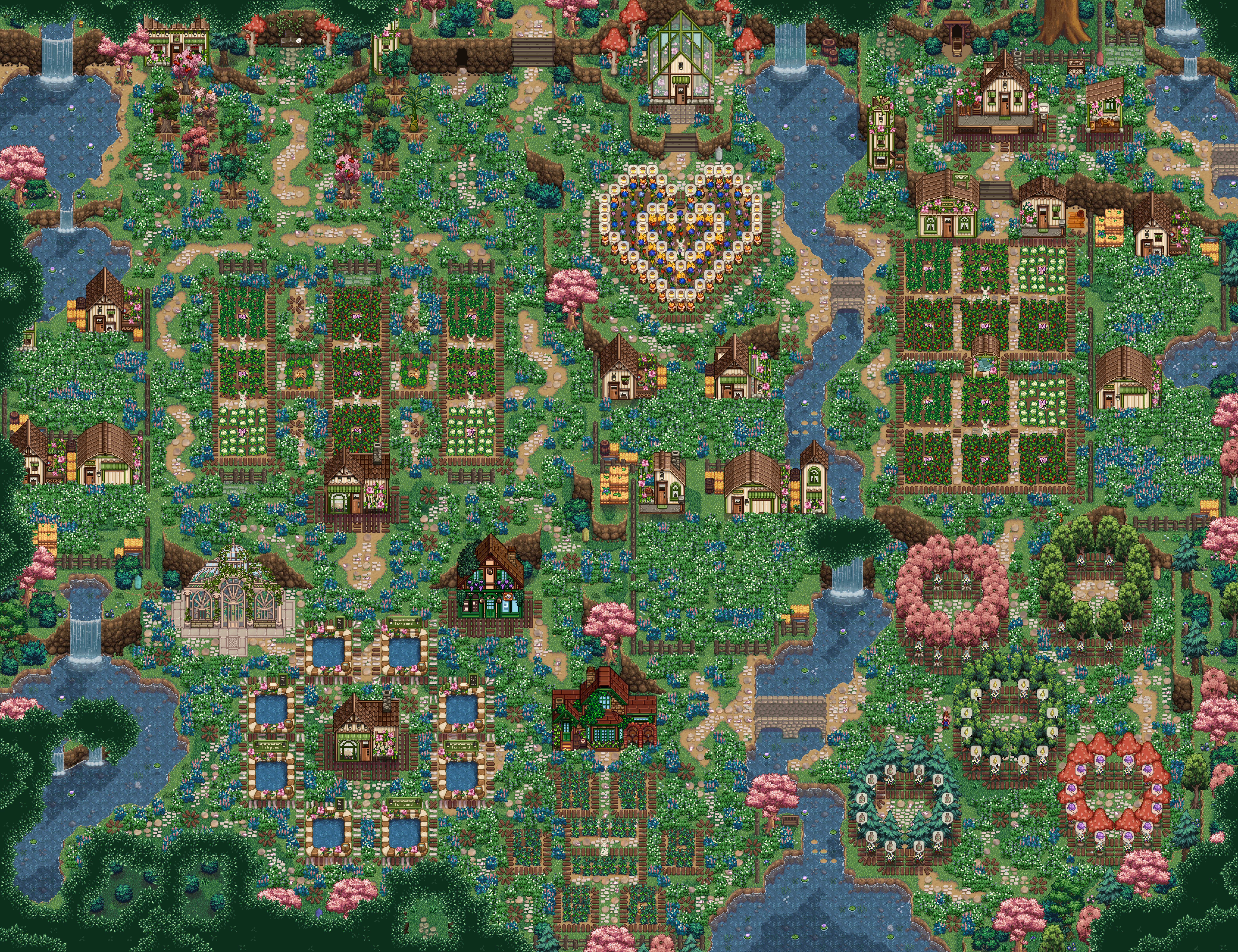 Skell's Wild Haven Farm mod for Stardew Valley