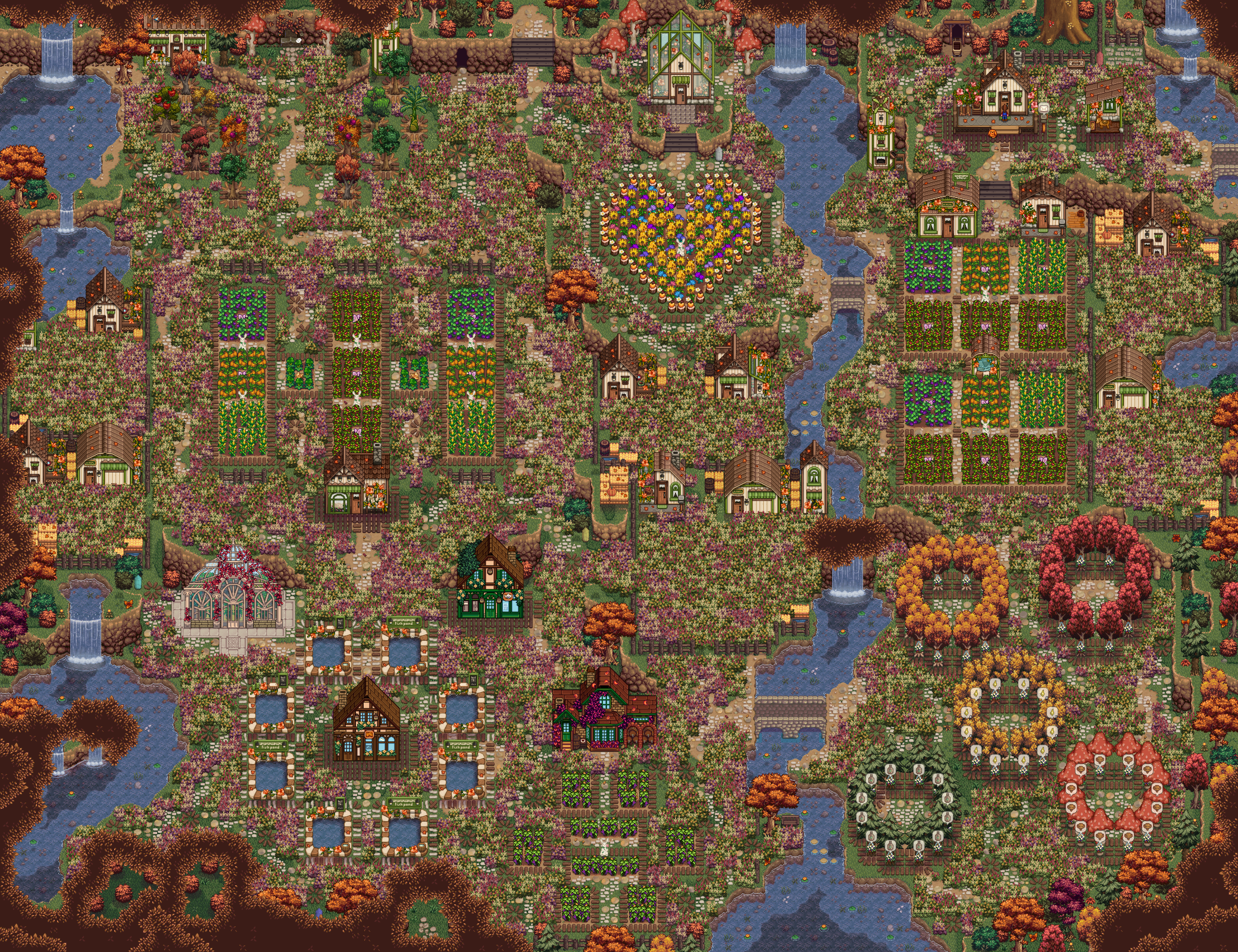 Skell's Wild Haven Farm mod for Stardew Valley