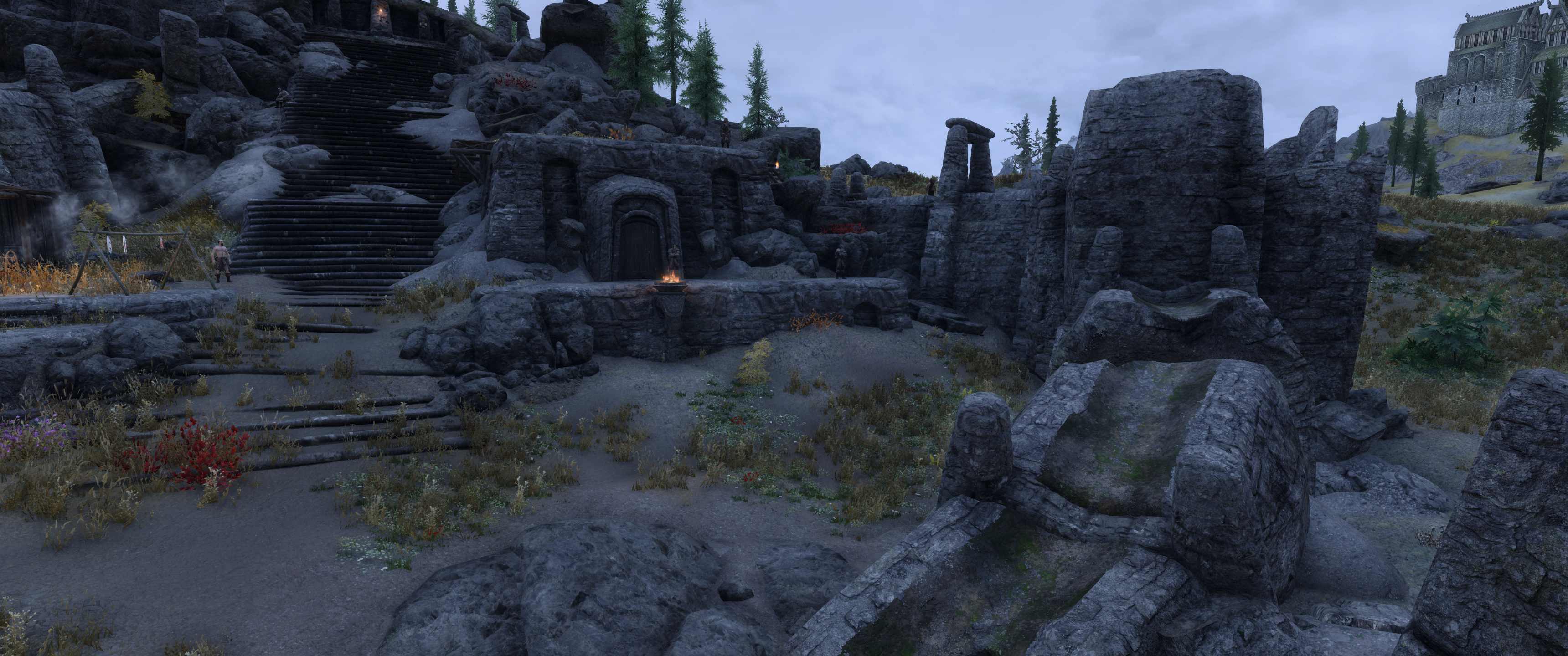 Silent Moons Camp mod for The Elder Scrolls V: Skyrim Special Edition