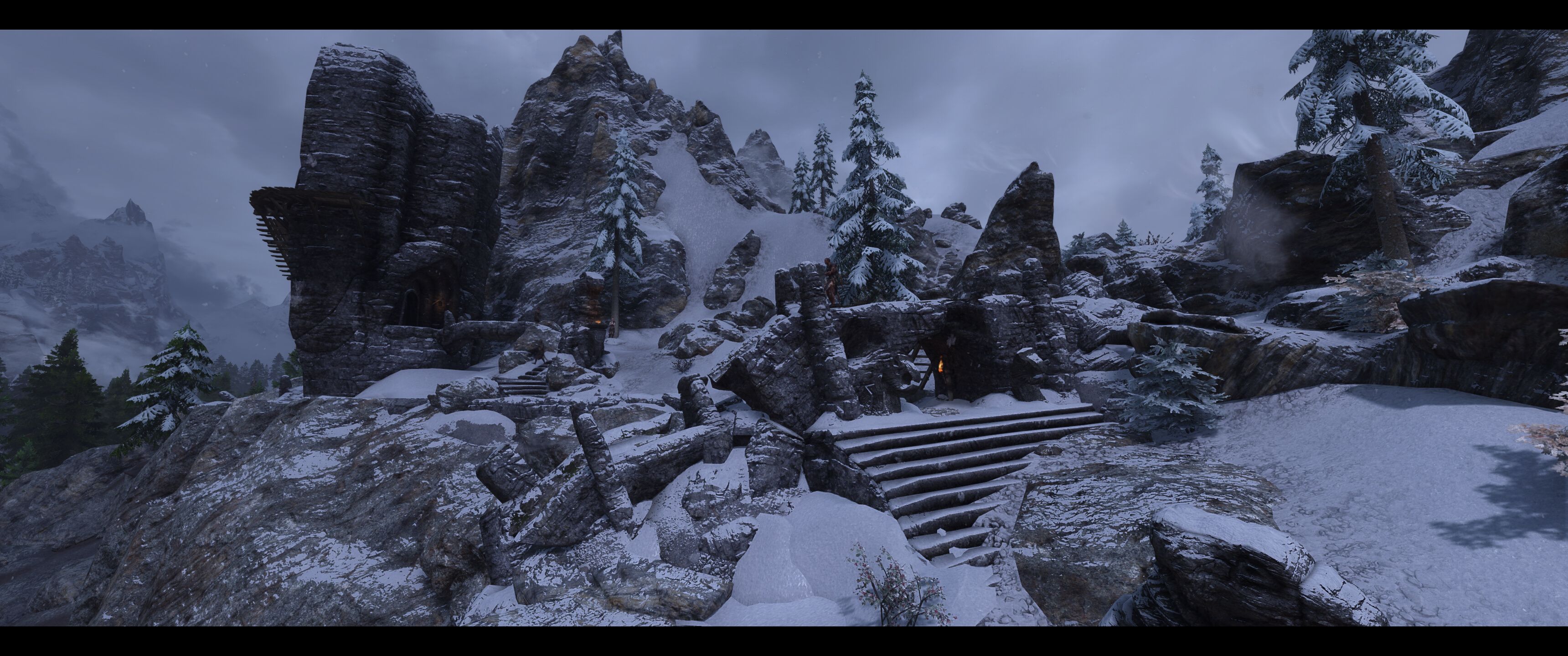 Bleak Falls Tower mod for The Elder Scrolls V: Skyrim Special Edition