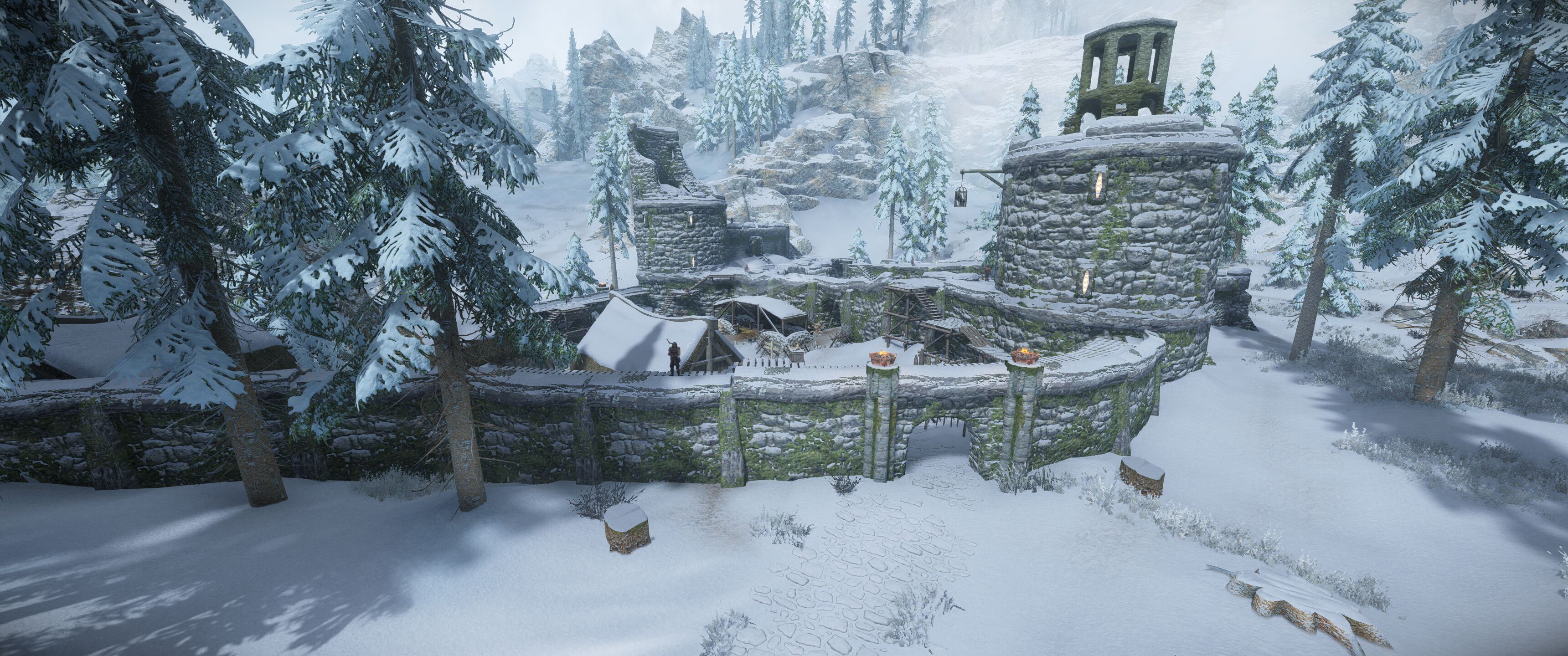 Fort Dunstad mod for The Elder Scrolls V: Skyrim Special Edition