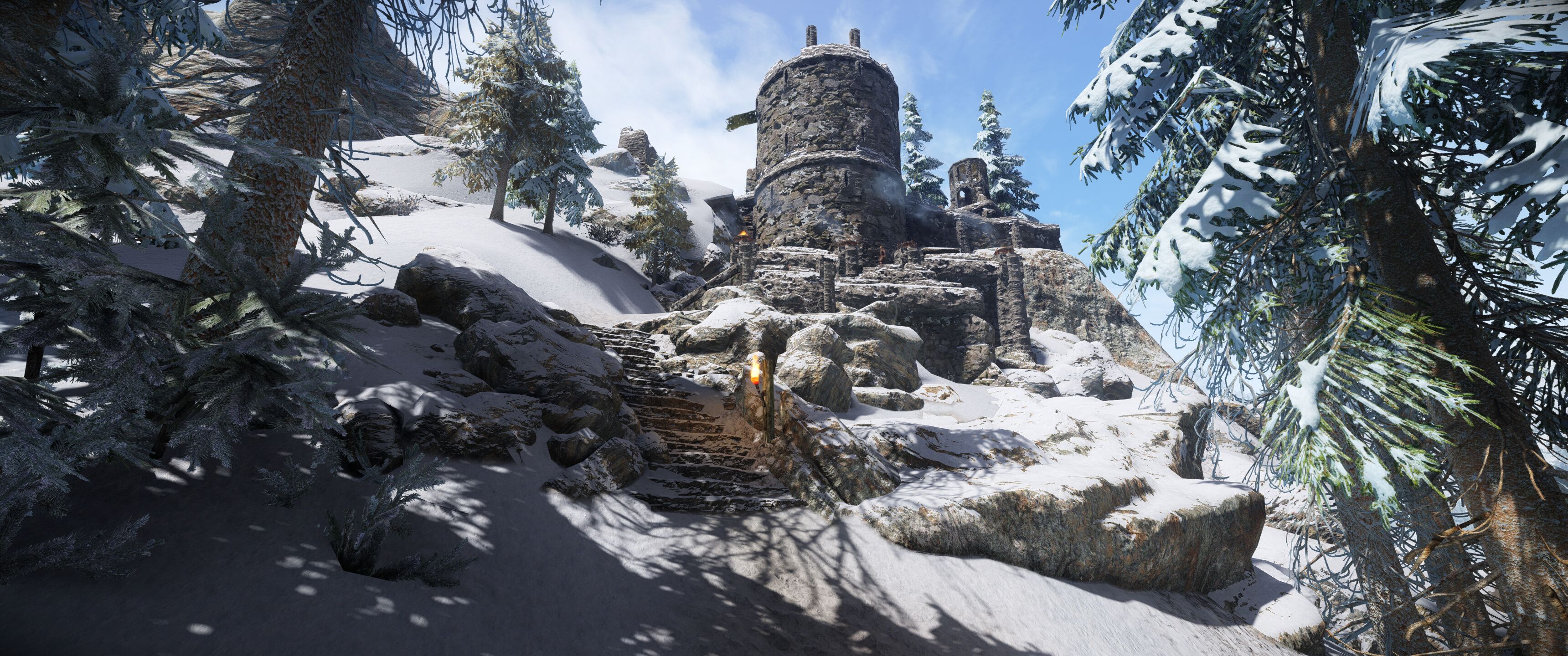Snowpoint mod for The Elder Scrolls V: Skyrim Special Edition