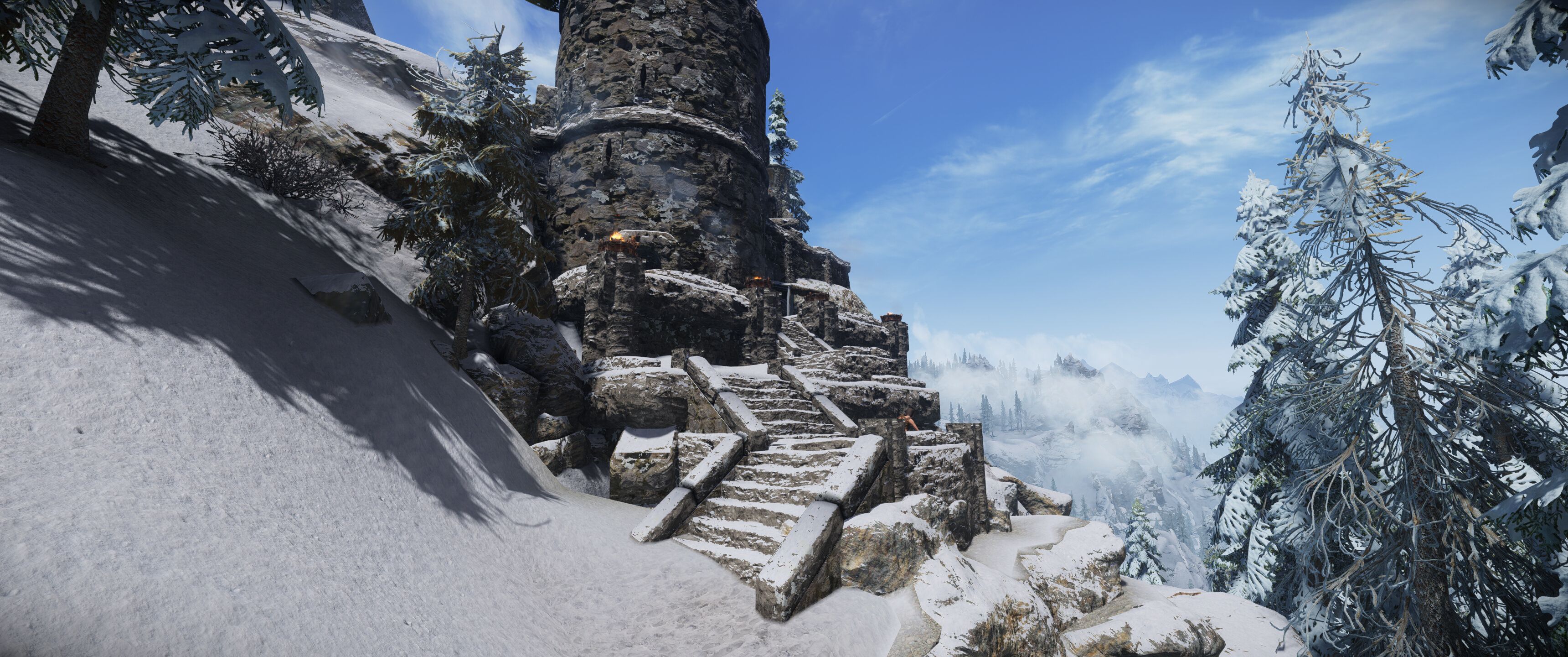 Snowpoint mod for The Elder Scrolls V: Skyrim Special Edition
