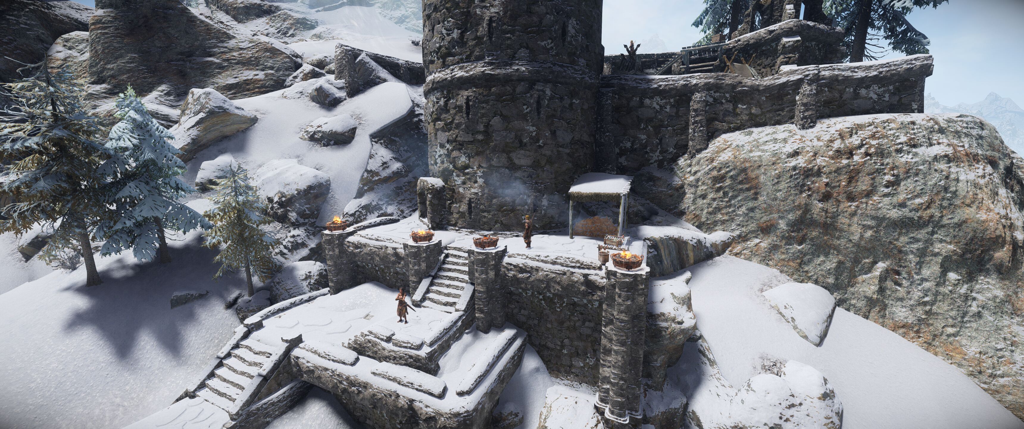 Snowpoint mod for The Elder Scrolls V: Skyrim Special Edition