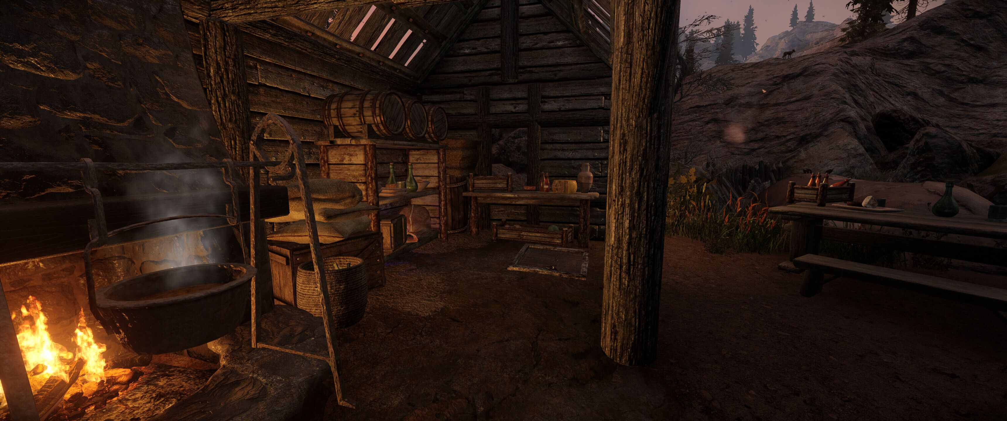 Robbers Gorge mod for The Elder Scrolls V: Skyrim Special Edition