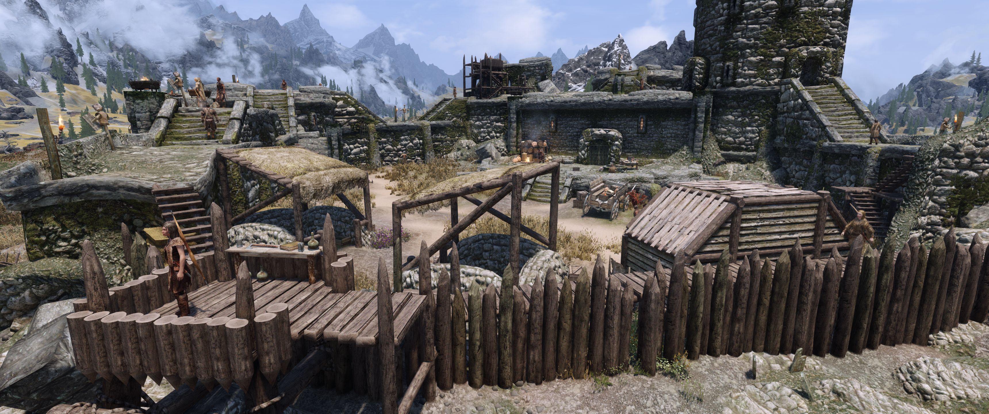 Fort Greymoor mod for The Elder Scrolls V: Skyrim Special Edition