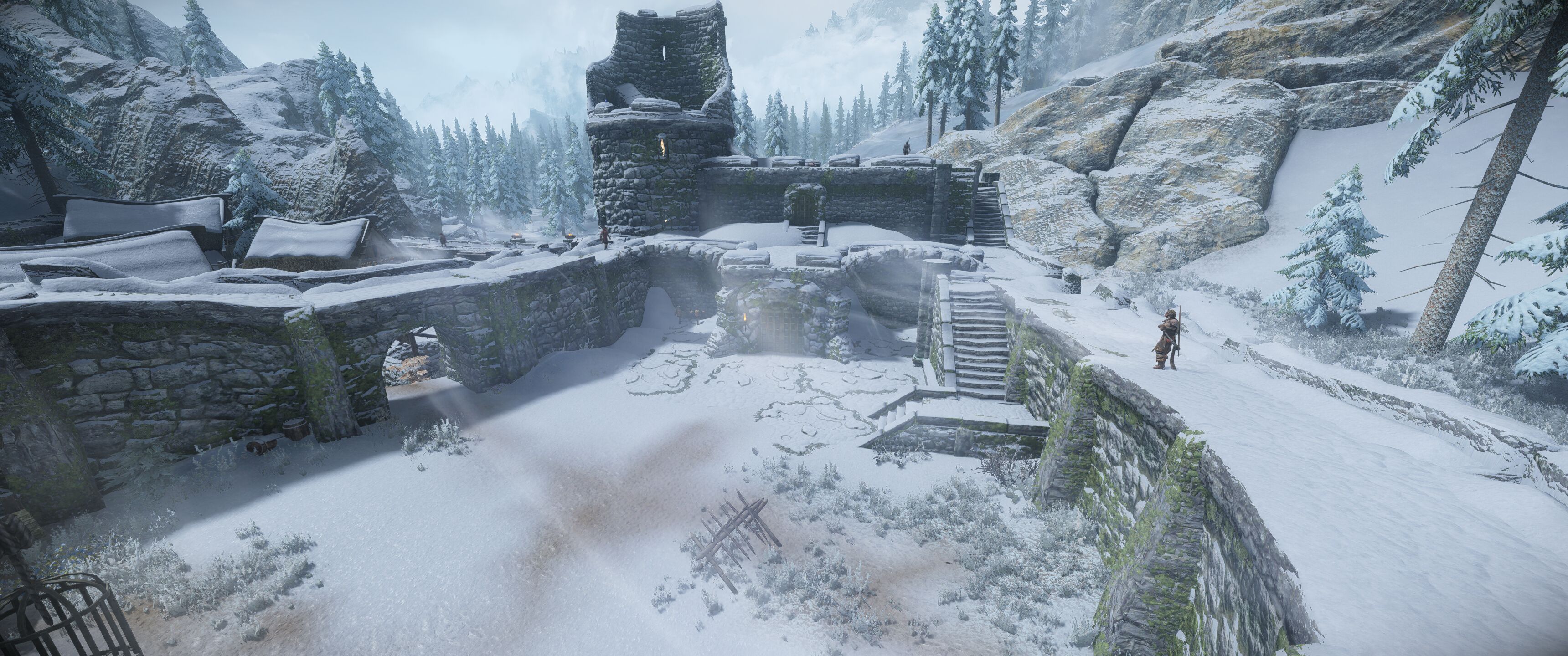 Fort Dunstad mod for The Elder Scrolls V: Skyrim Special Edition