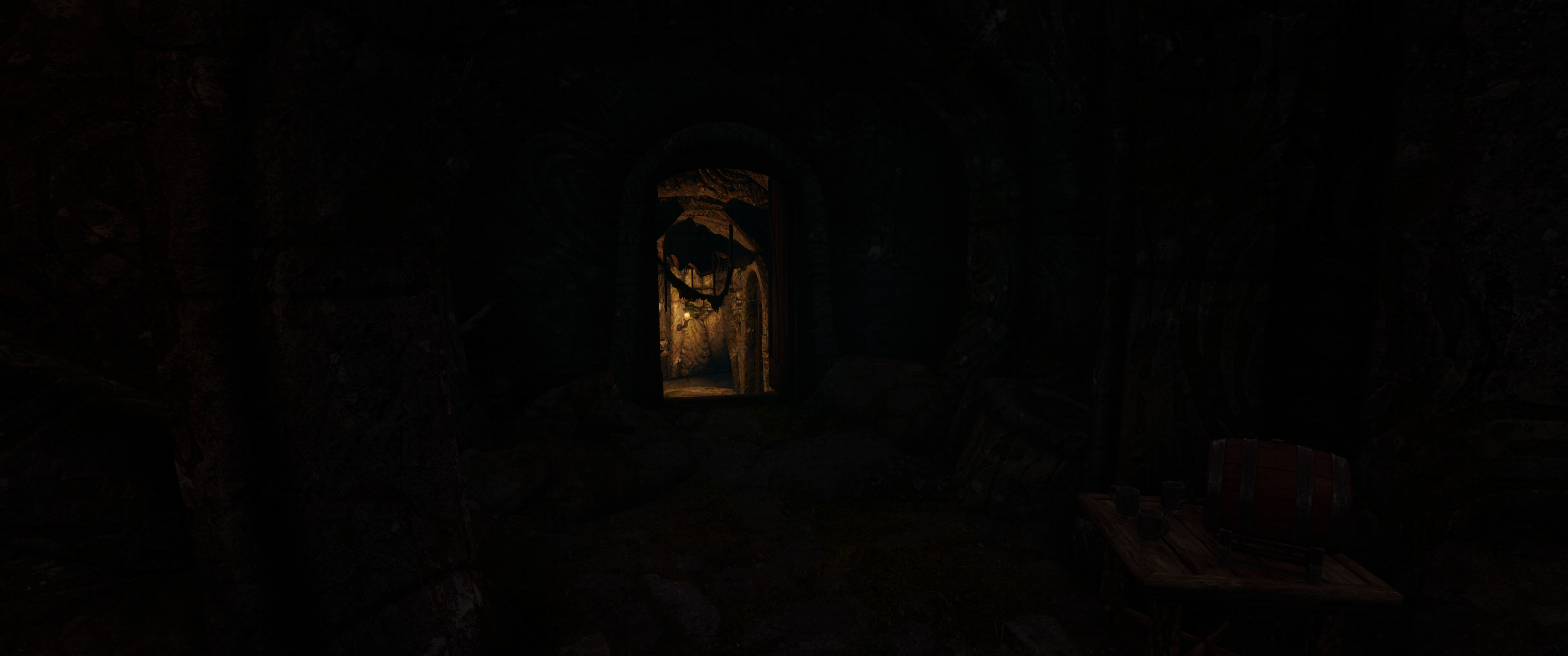 Silent Moons Camp mod for The Elder Scrolls V: Skyrim Special Edition