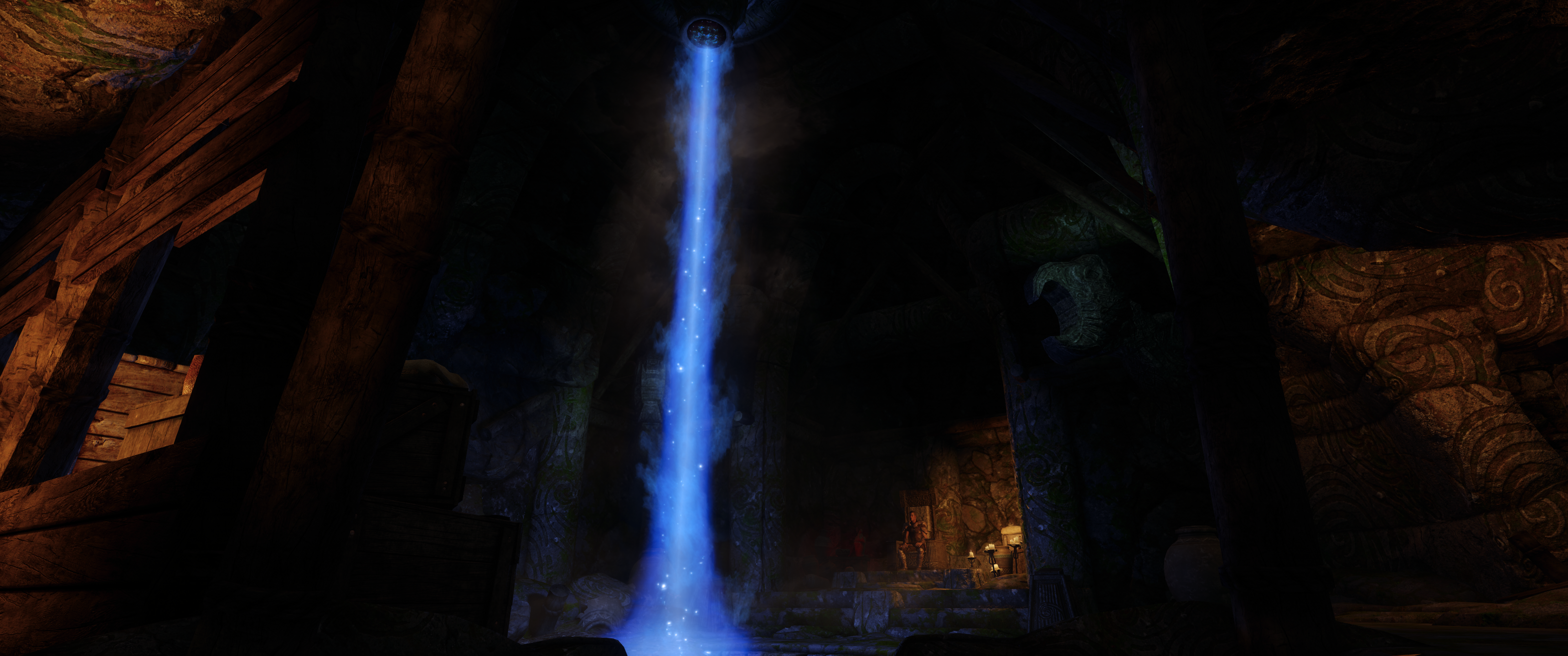 Silent Moons Camp mod for The Elder Scrolls V: Skyrim Special Edition