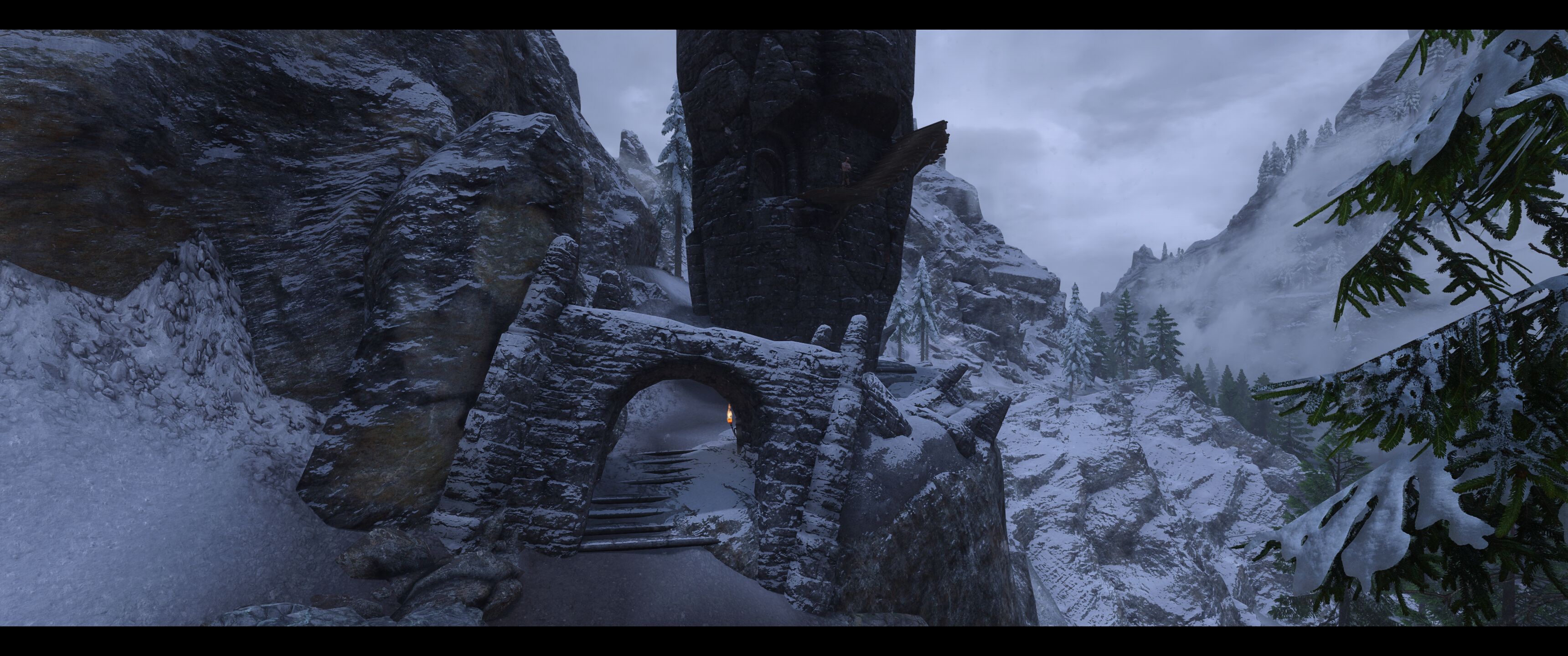 Bleak Falls Tower mod for The Elder Scrolls V: Skyrim Special Edition