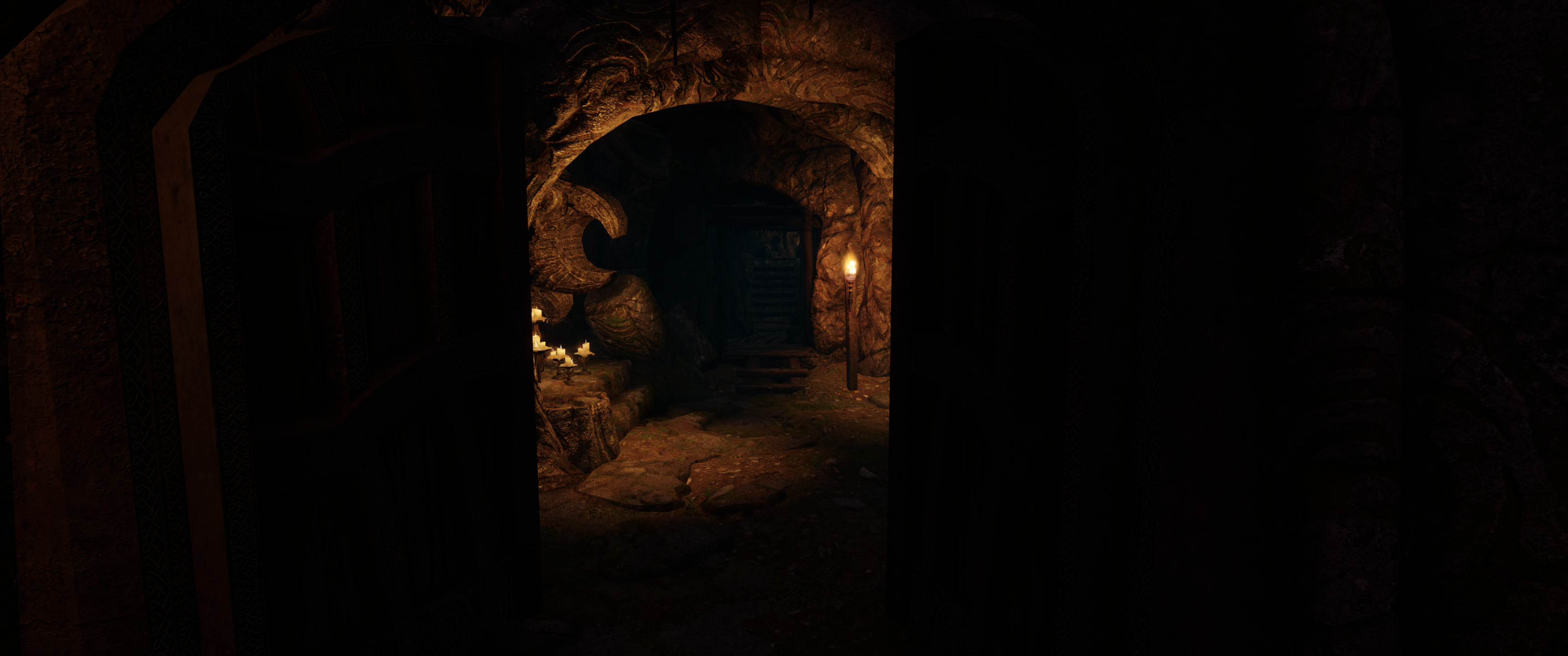 Silent Moons Camp mod for The Elder Scrolls V: Skyrim Special Edition