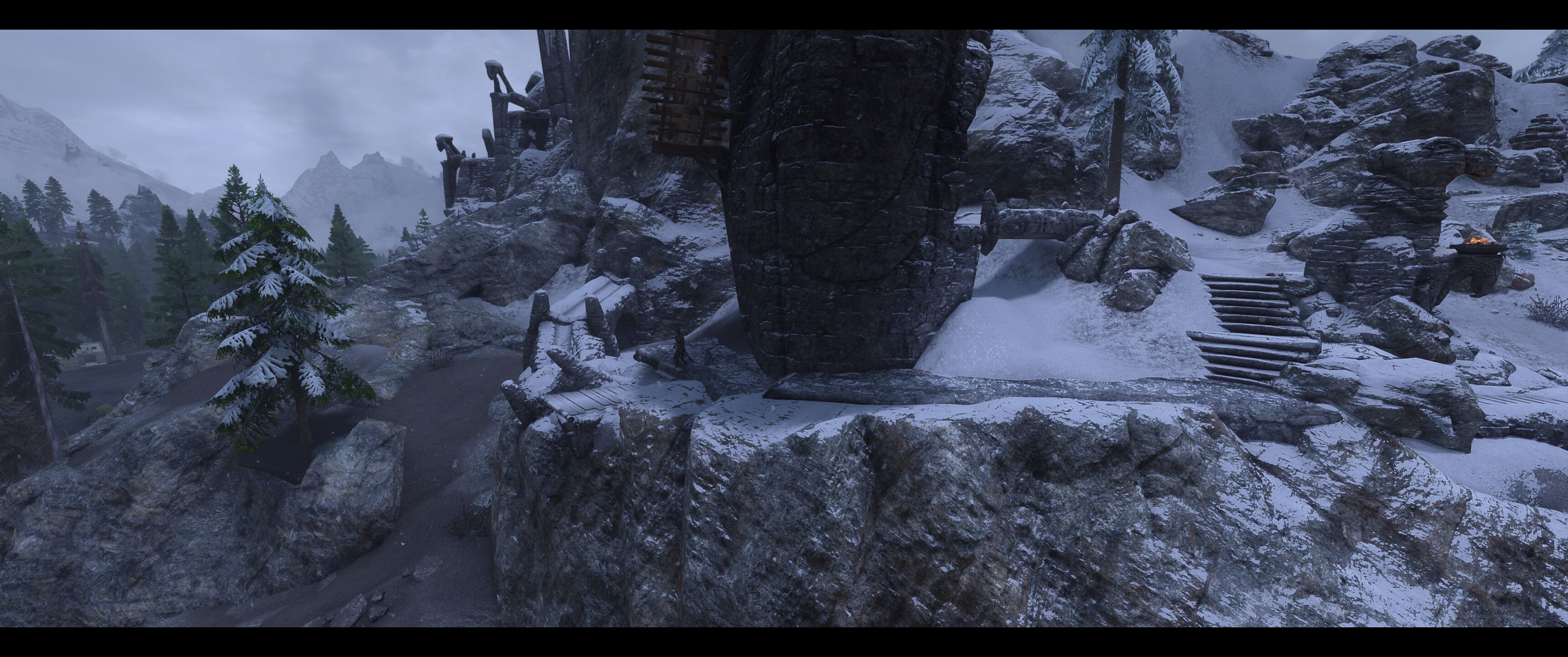 Bleak Falls Tower mod for The Elder Scrolls V: Skyrim Special Edition