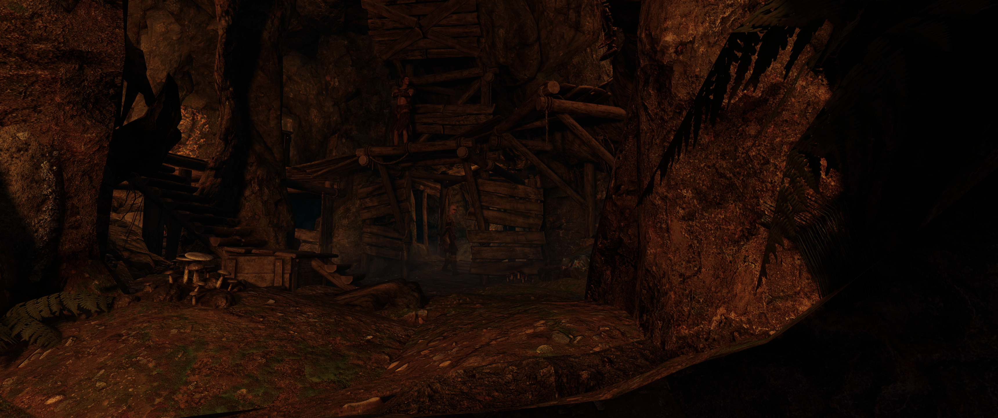 Silent Moons Camp mod for The Elder Scrolls V: Skyrim Special Edition