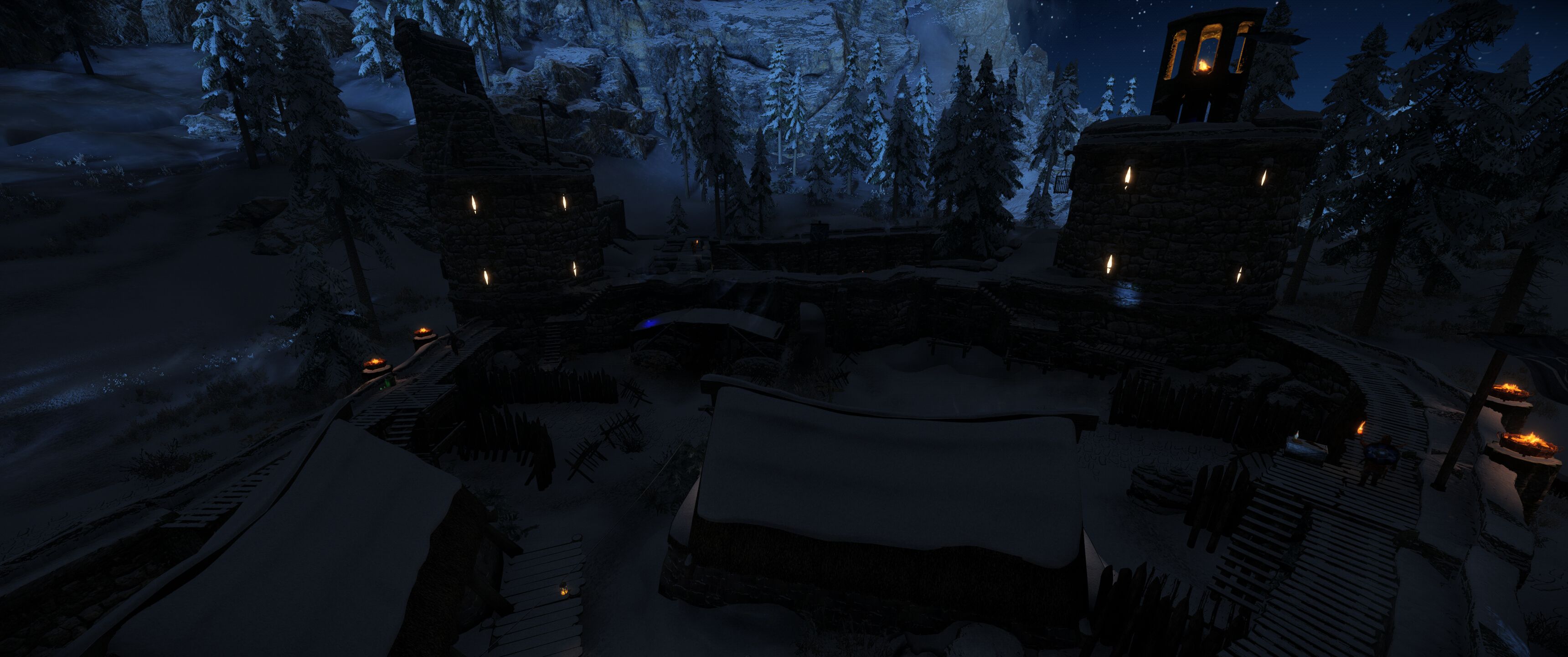 Fort Dunstad mod for The Elder Scrolls V: Skyrim Special Edition