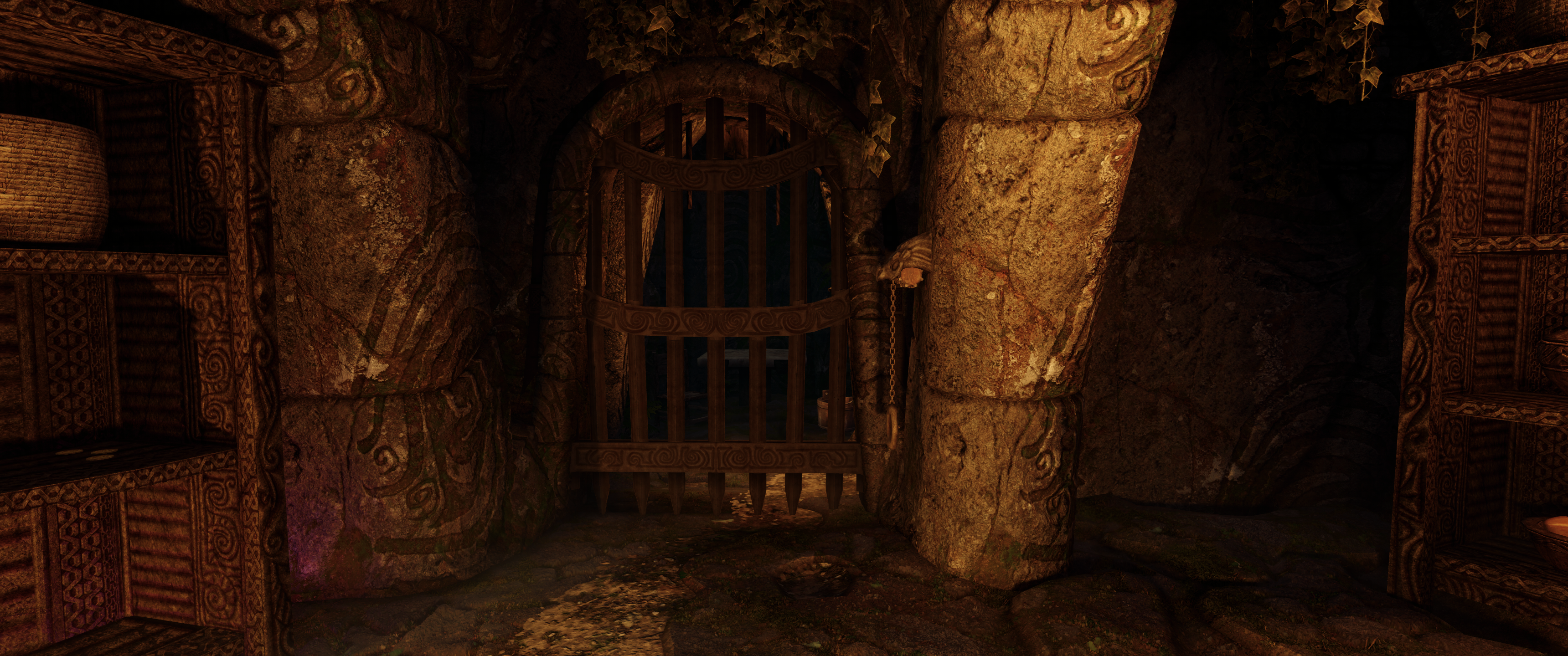 Silent Moons Camp mod for The Elder Scrolls V: Skyrim Special Edition