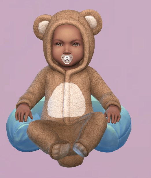 Baby panda pacifier  mod for The Sims 4 