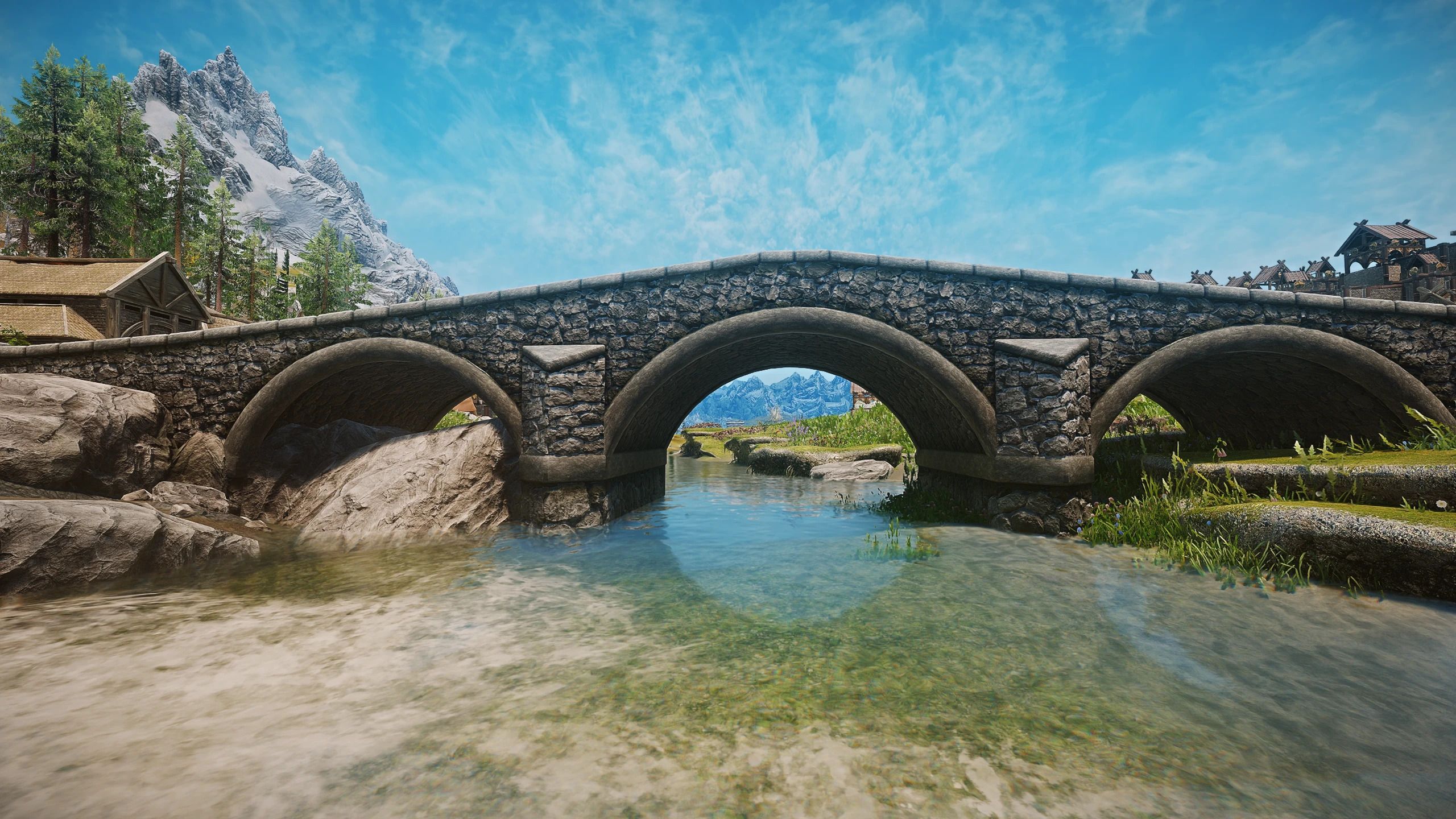 Tomato's Bridge Texture Parallax mod for The Elder Scrolls V: Skyrim Special Edition