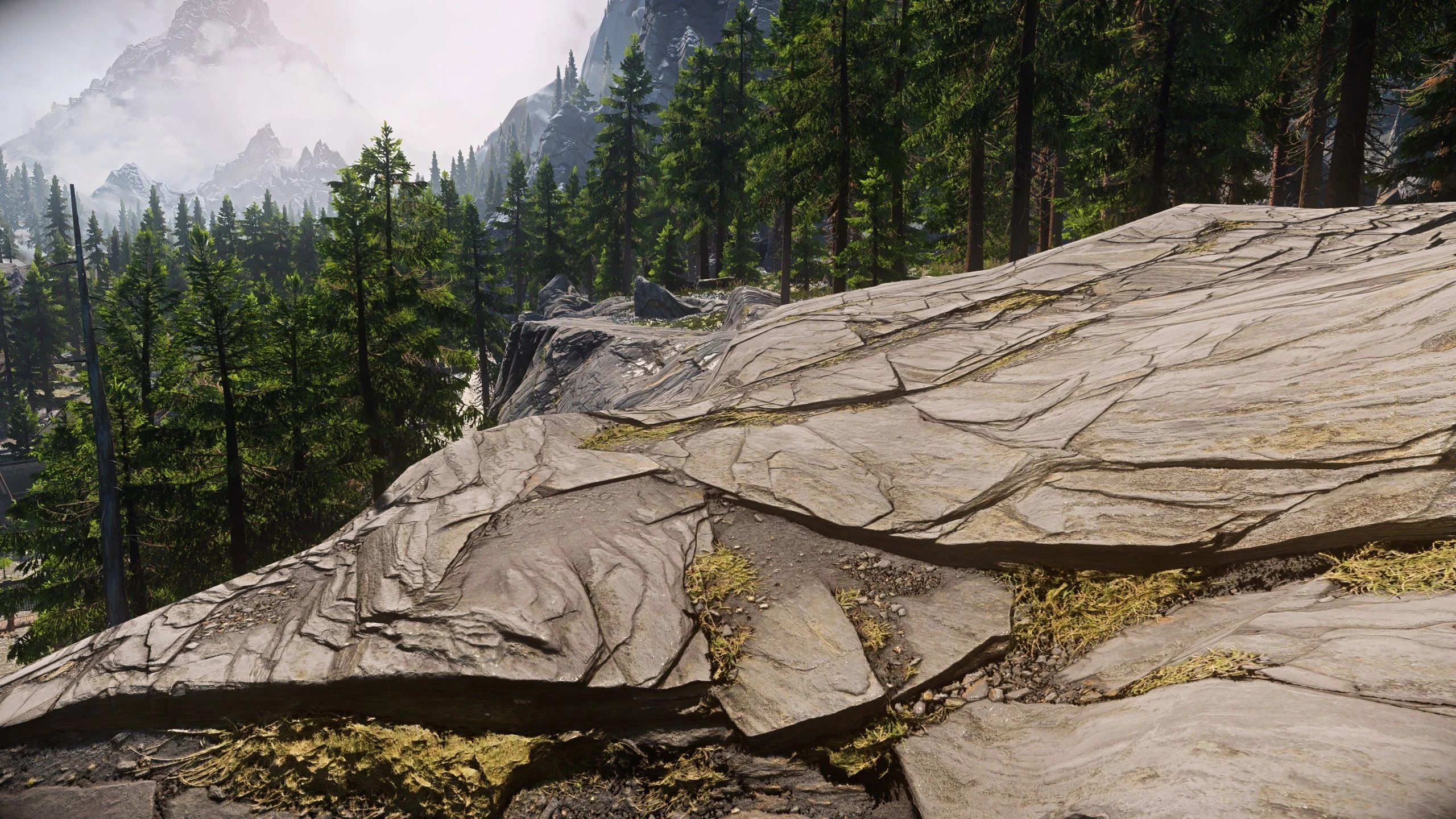 Tomato's Slate Mountains - 8K - Complex Material mod for The Elder Scrolls V: Skyrim Special Edition