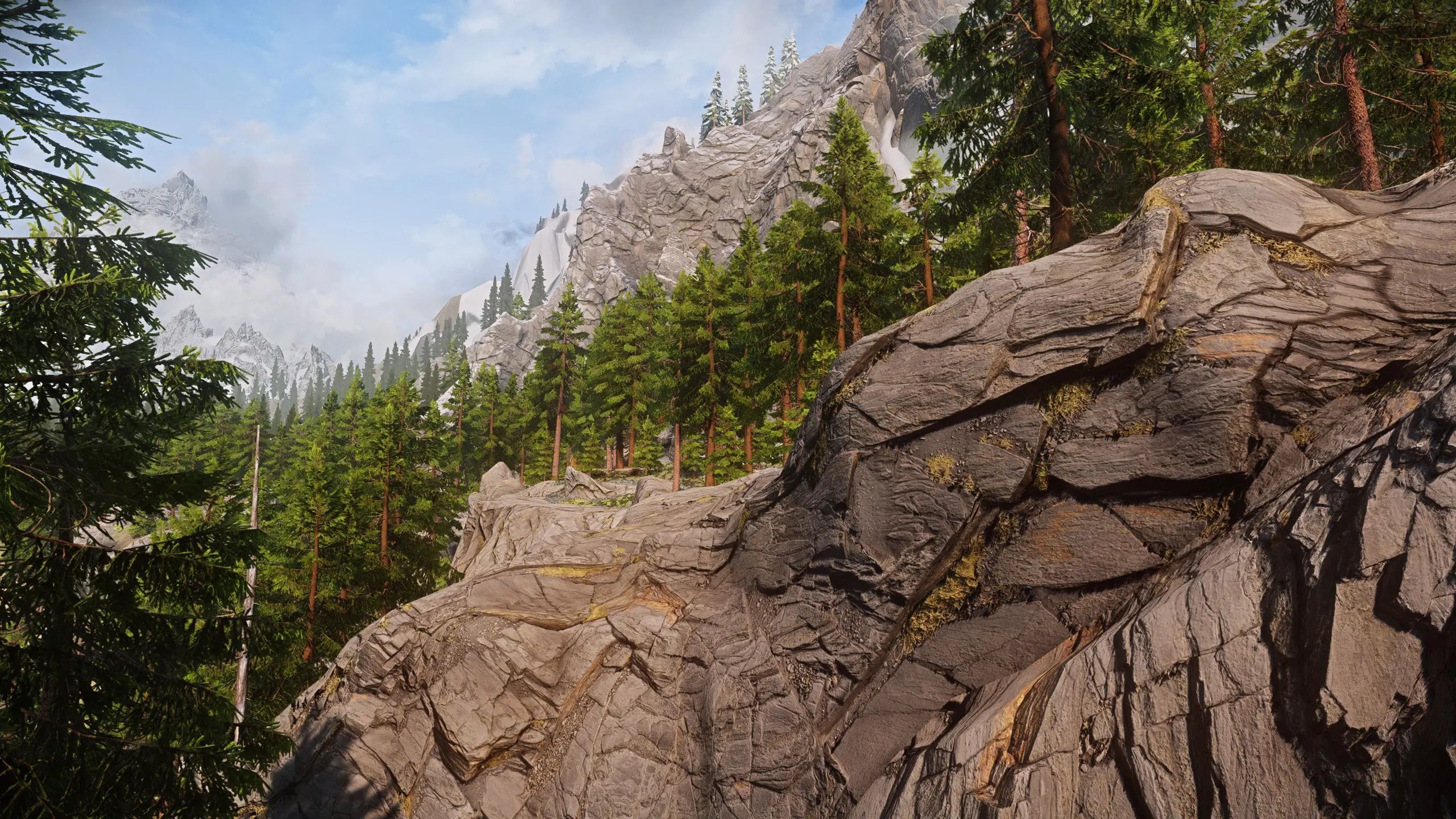 Tomato's Slate Mountains - 8K - Complex Material mod for The Elder Scrolls V: Skyrim Special Edition