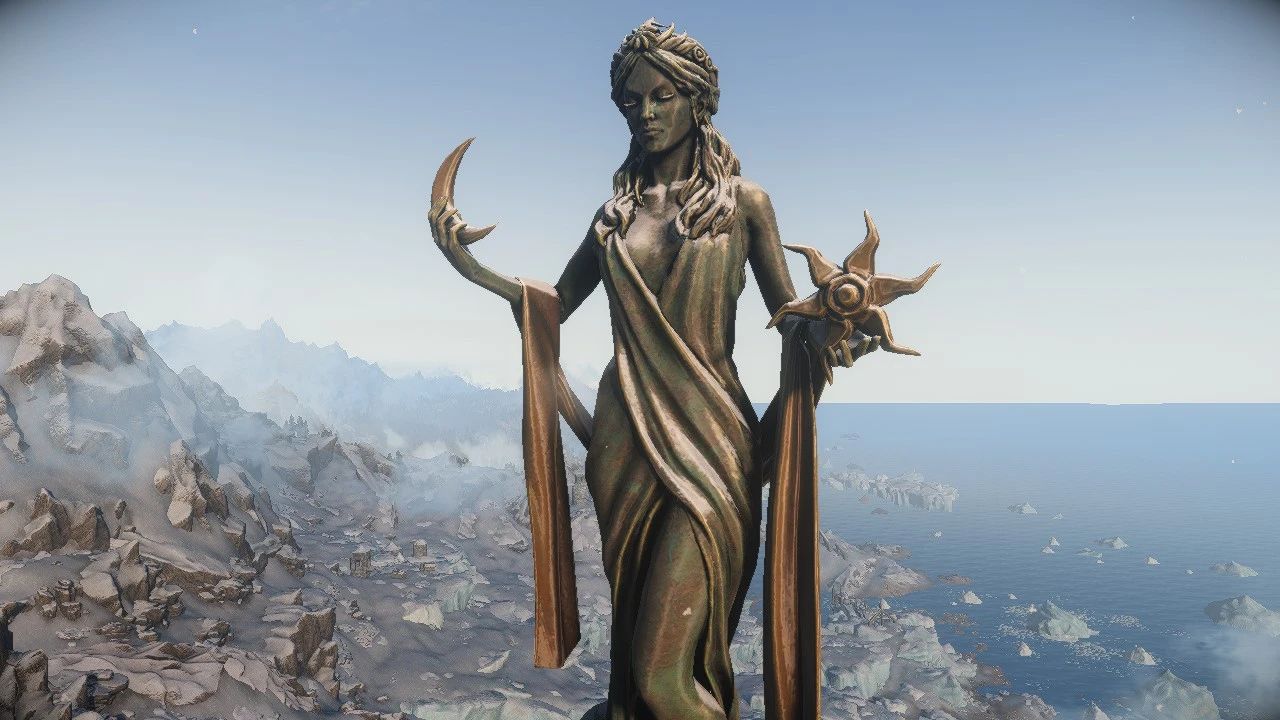 Vanilla Azura Statue Replacer for Daedric Shrines - All in One mod for The Elder Scrolls V: Skyrim Special Edition