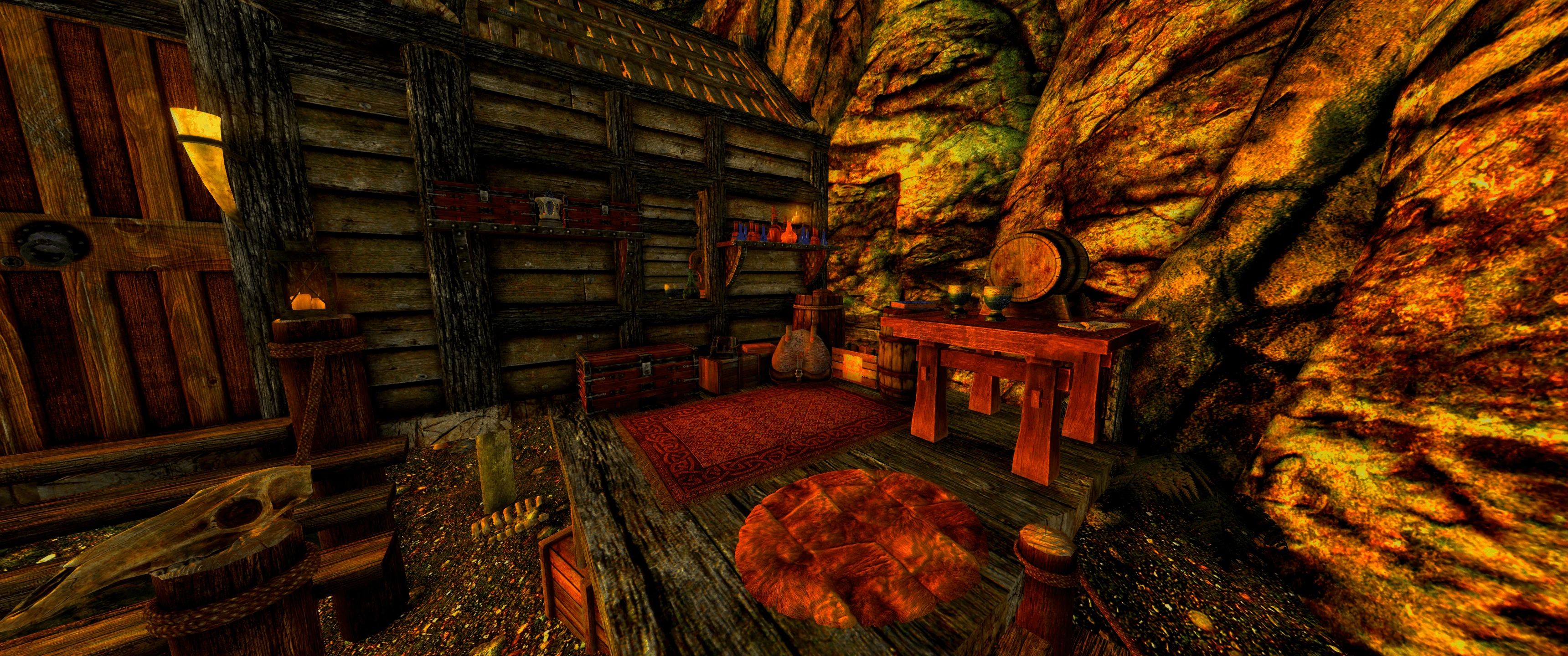 Windkeep Cavern - A Highly Detailed player Cavern mod for The Elder Scrolls V: Skyrim Special Edition