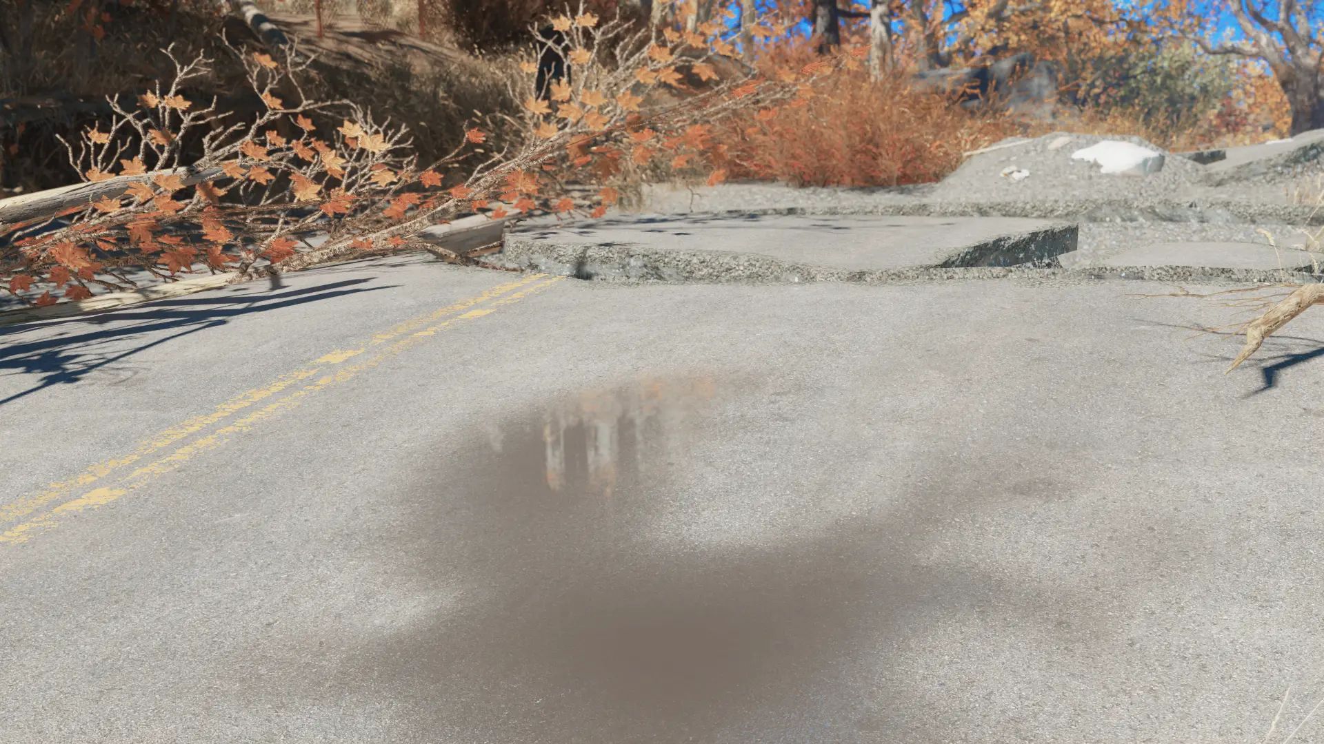 Realistic Roads mod for Fallout 4