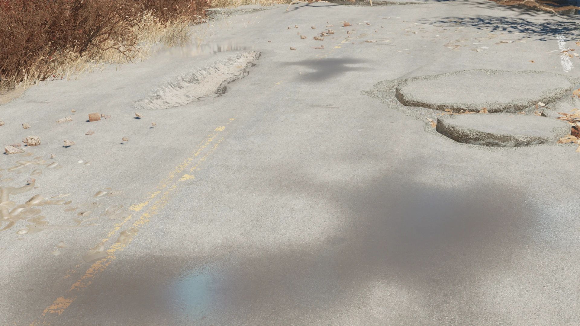 Realistic Roads mod for Fallout 4