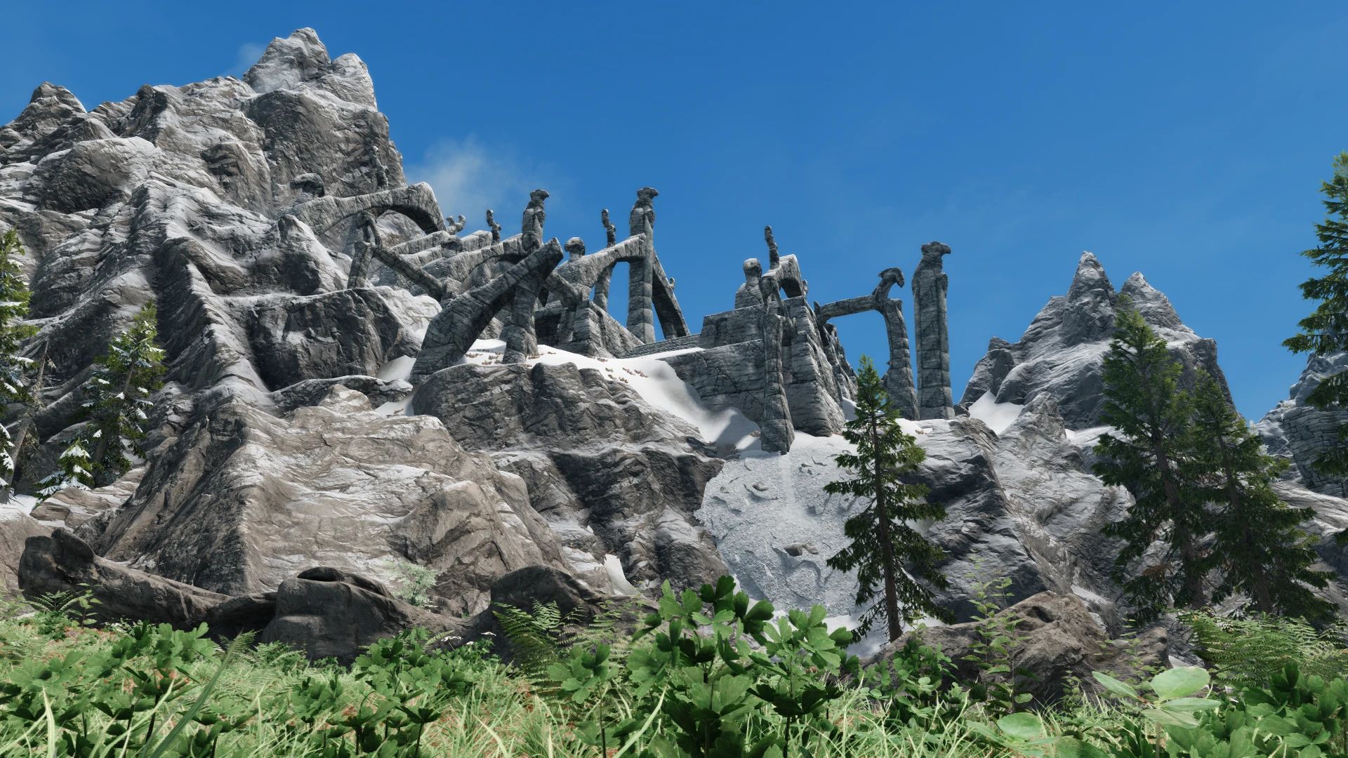 Mountains of the Northlands (1K - 8K) mod for The Elder Scrolls V: Skyrim Special Edition