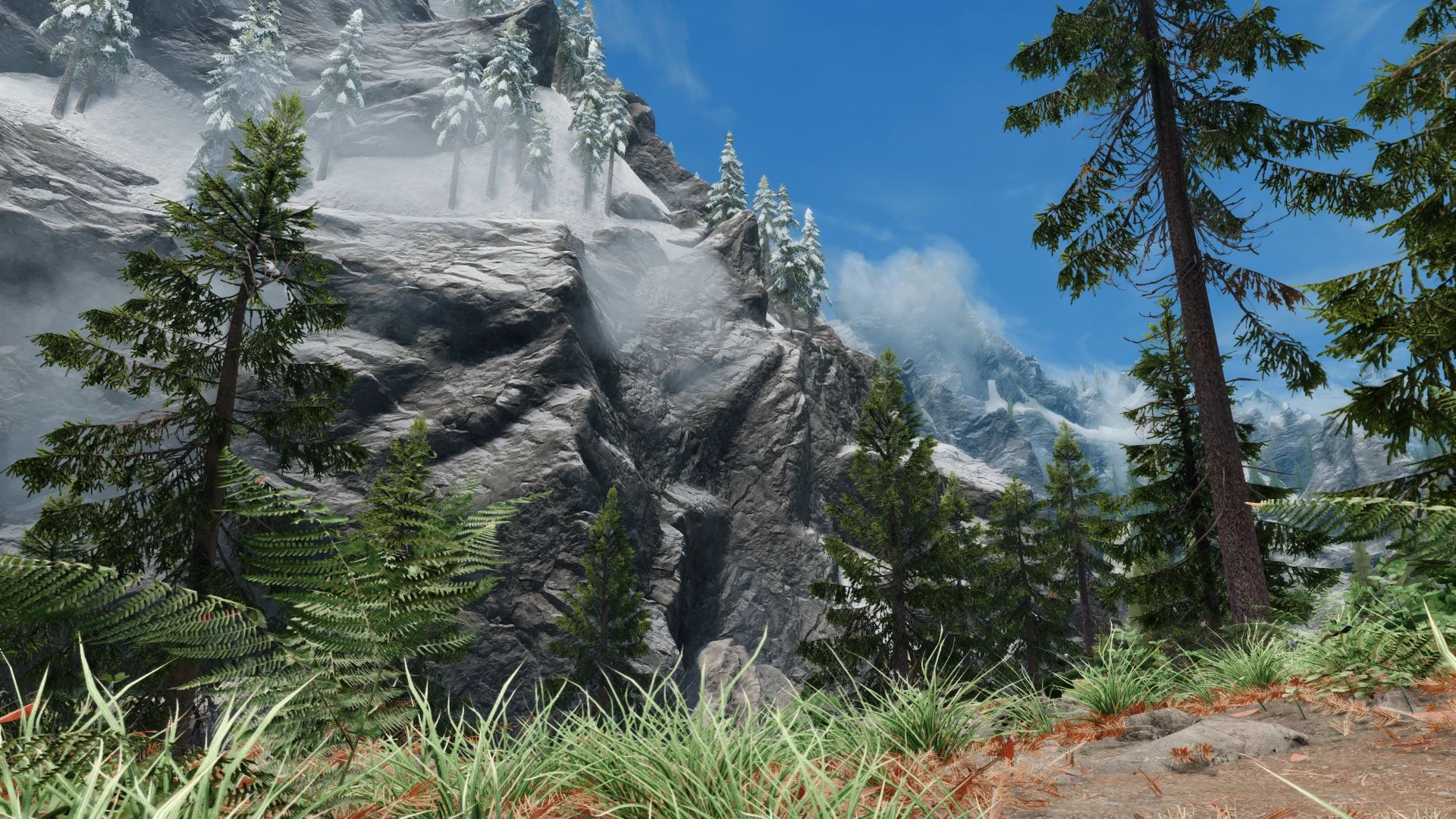 Mountains of the Northlands (1K - 8K) mod for The Elder Scrolls V: Skyrim Special Edition