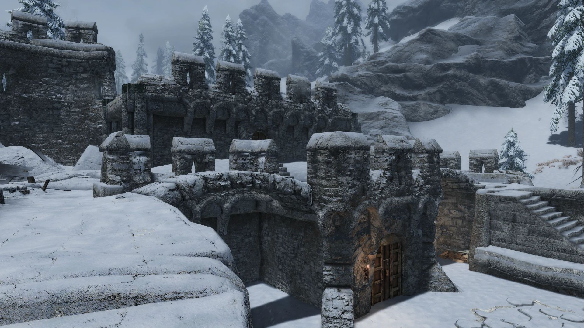 Forts of the Old Empire (1K - 4K) mod for The Elder Scrolls V: Skyrim Special Edition