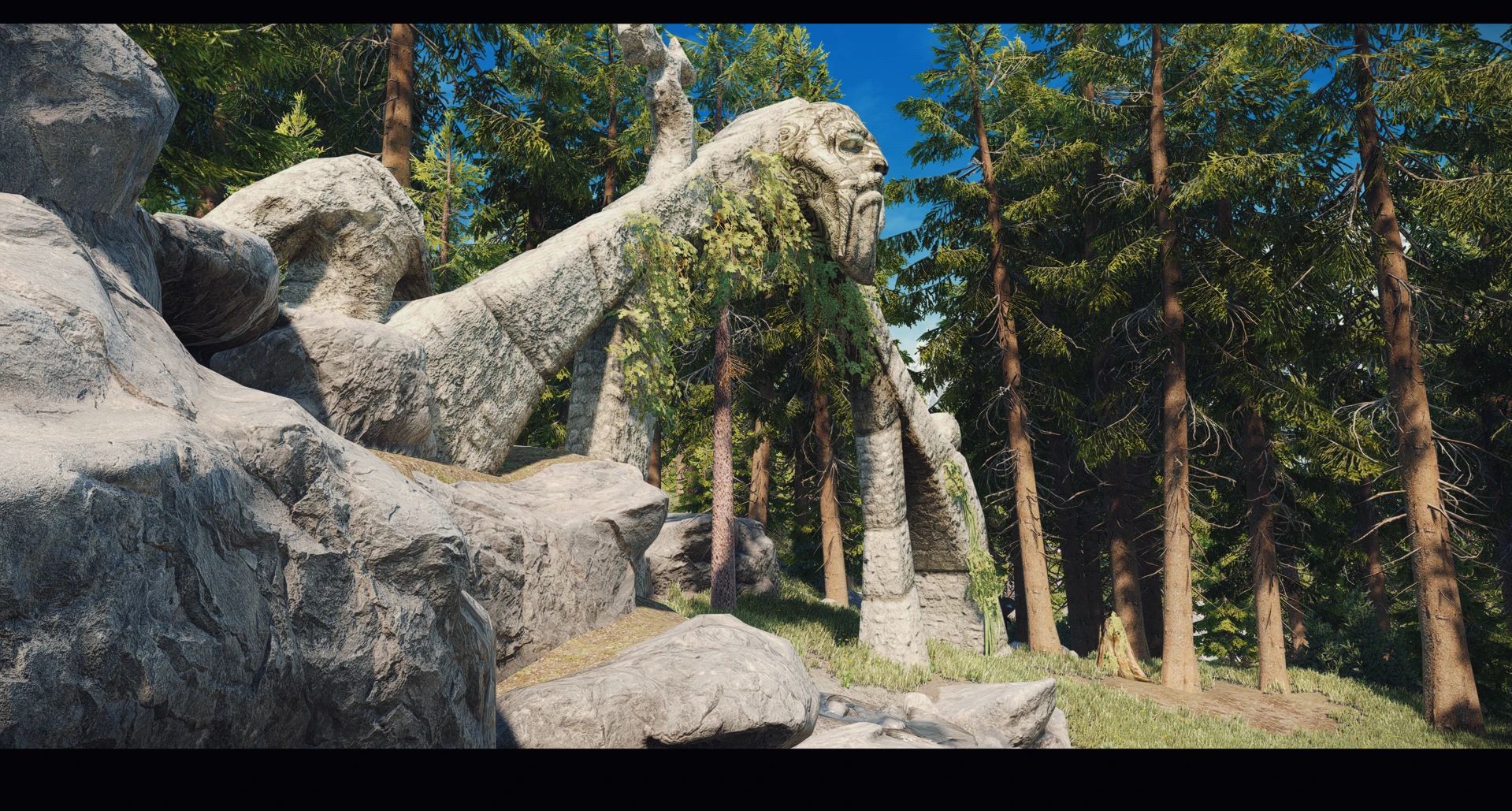 Lore Friendly Evergreen Grove mod for The Elder Scrolls V: Skyrim Special Edition