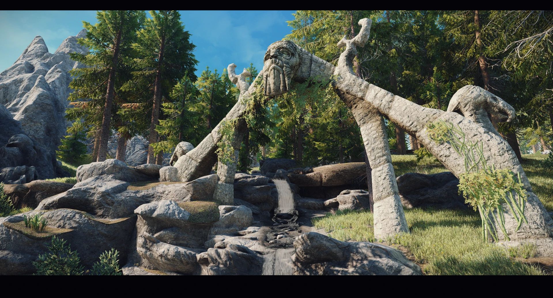 Lore Friendly Evergreen Grove mod for The Elder Scrolls V: Skyrim Special Edition