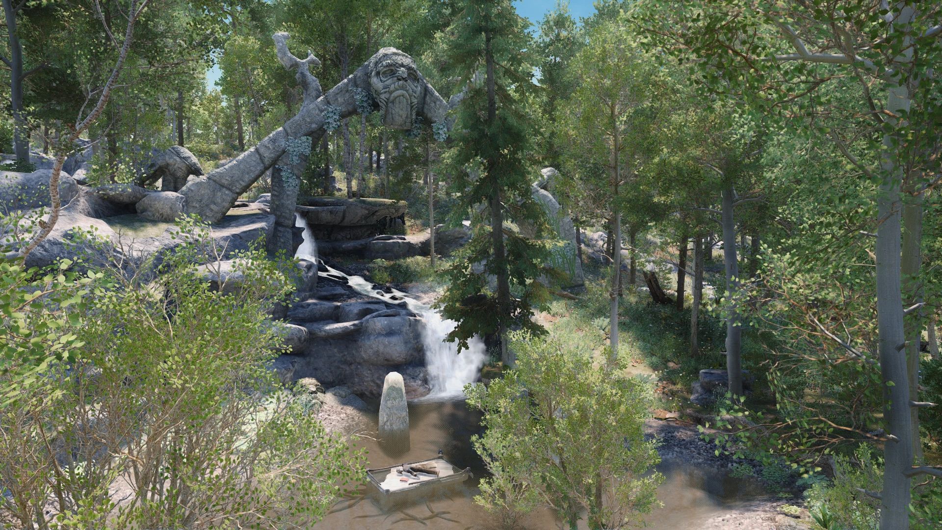 Lore Friendly Evergreen Grove mod for The Elder Scrolls V: Skyrim Special Edition