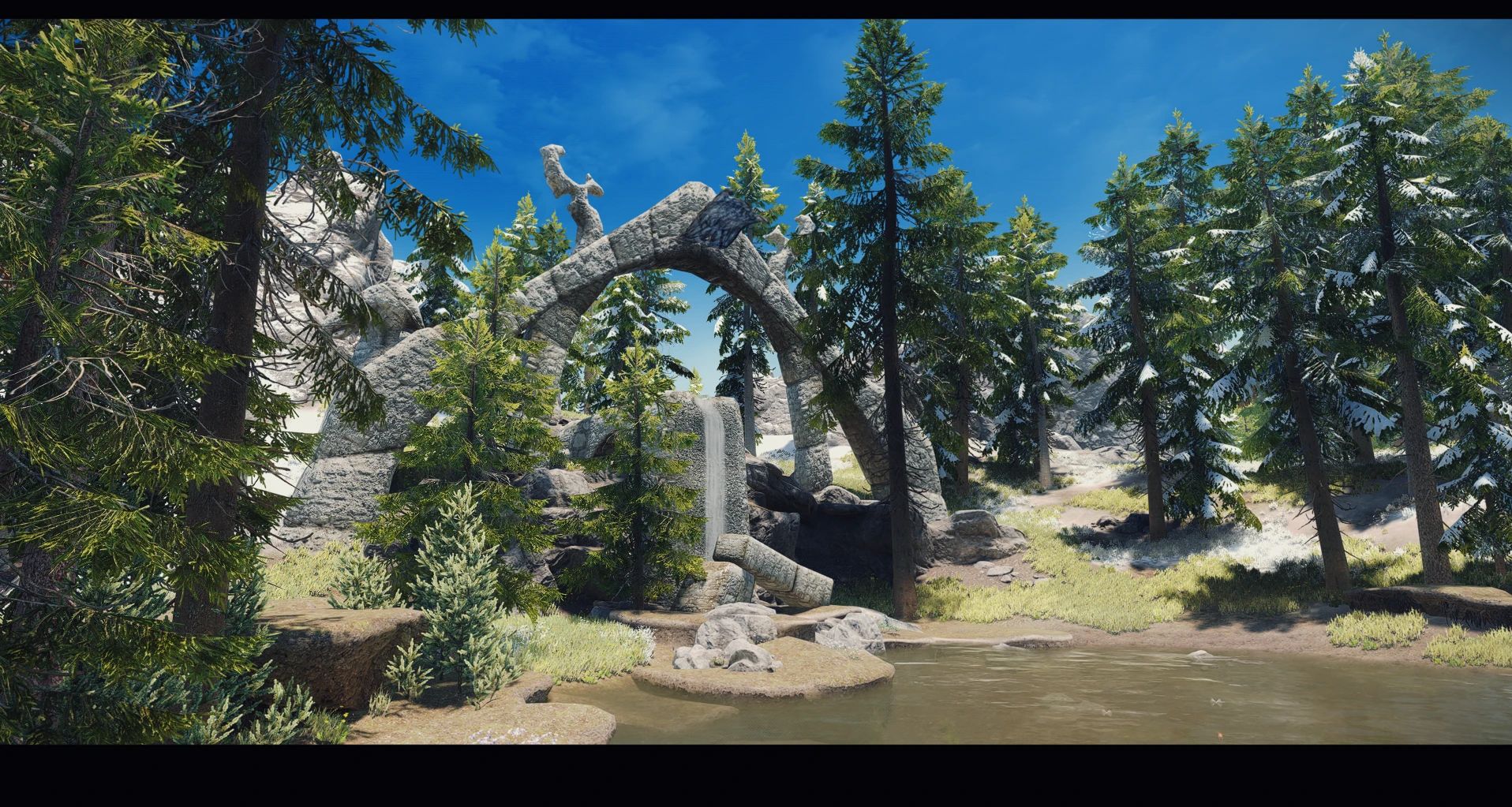 Lore Friendly Clearpine Pond mod for The Elder Scrolls V: Skyrim Special Edition