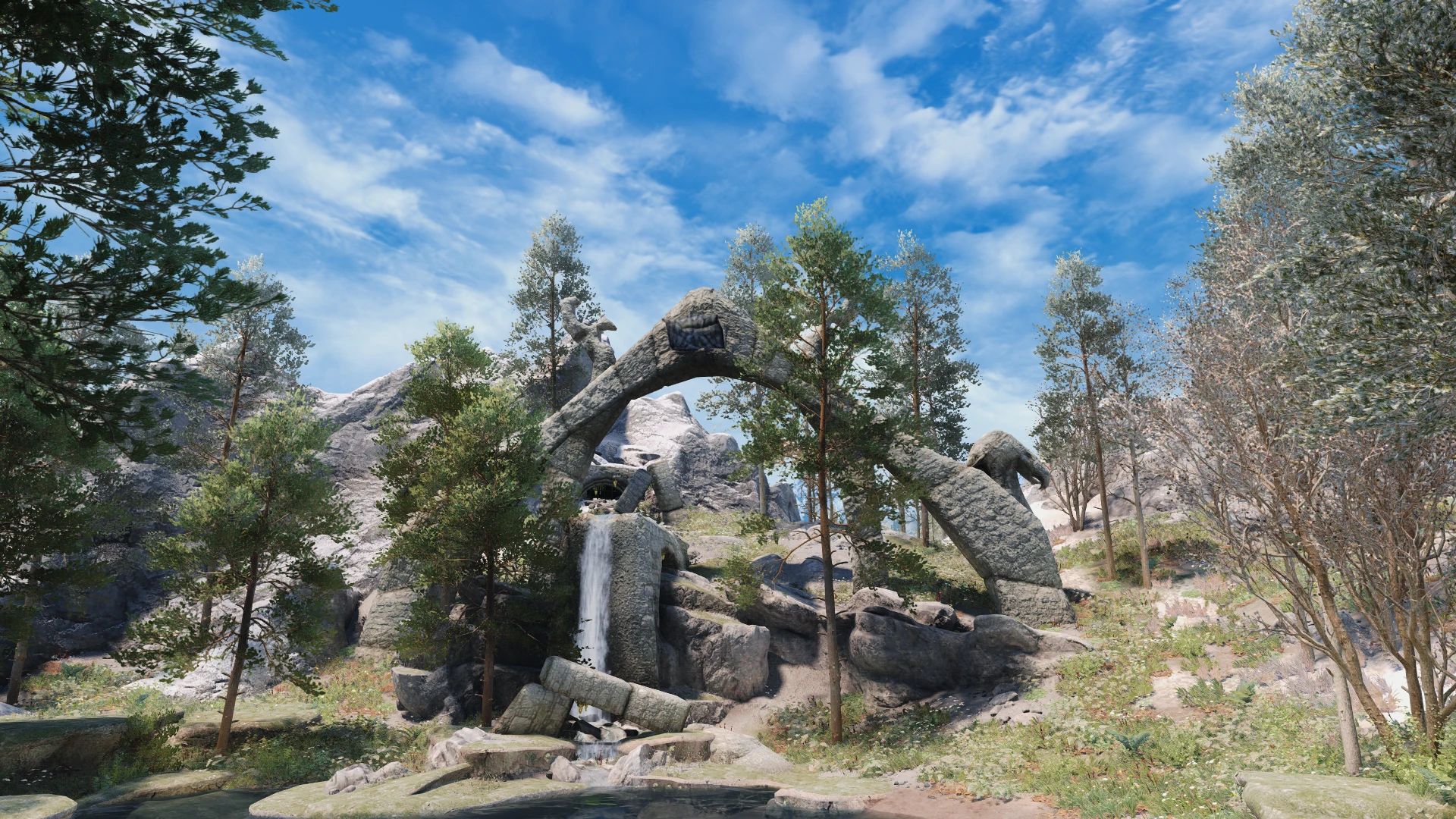 Lore Friendly Clearpine Pond mod for The Elder Scrolls V: Skyrim Special Edition