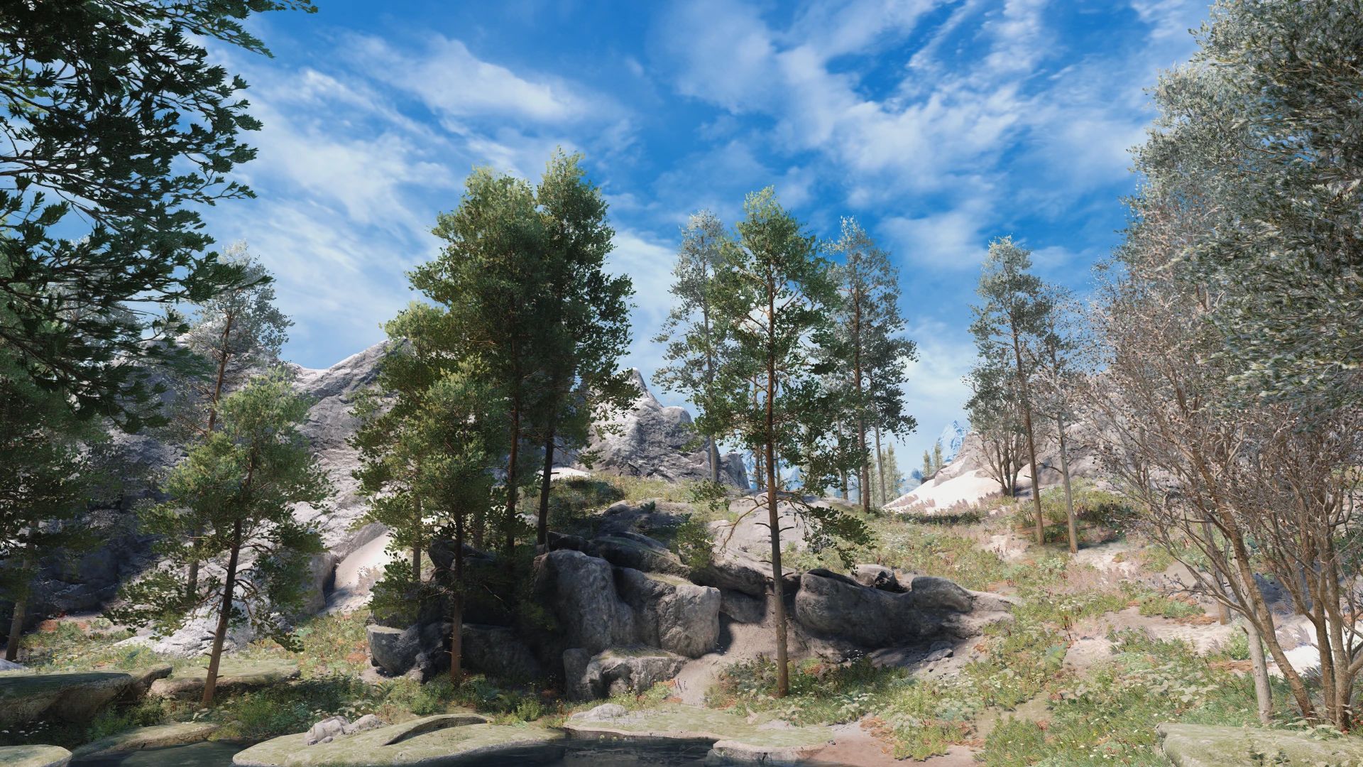 Lore Friendly Clearpine Pond mod for The Elder Scrolls V: Skyrim Special Edition
