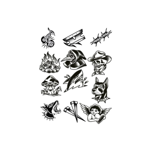 Flash Tattoos - Posters mod for The Sims 4 