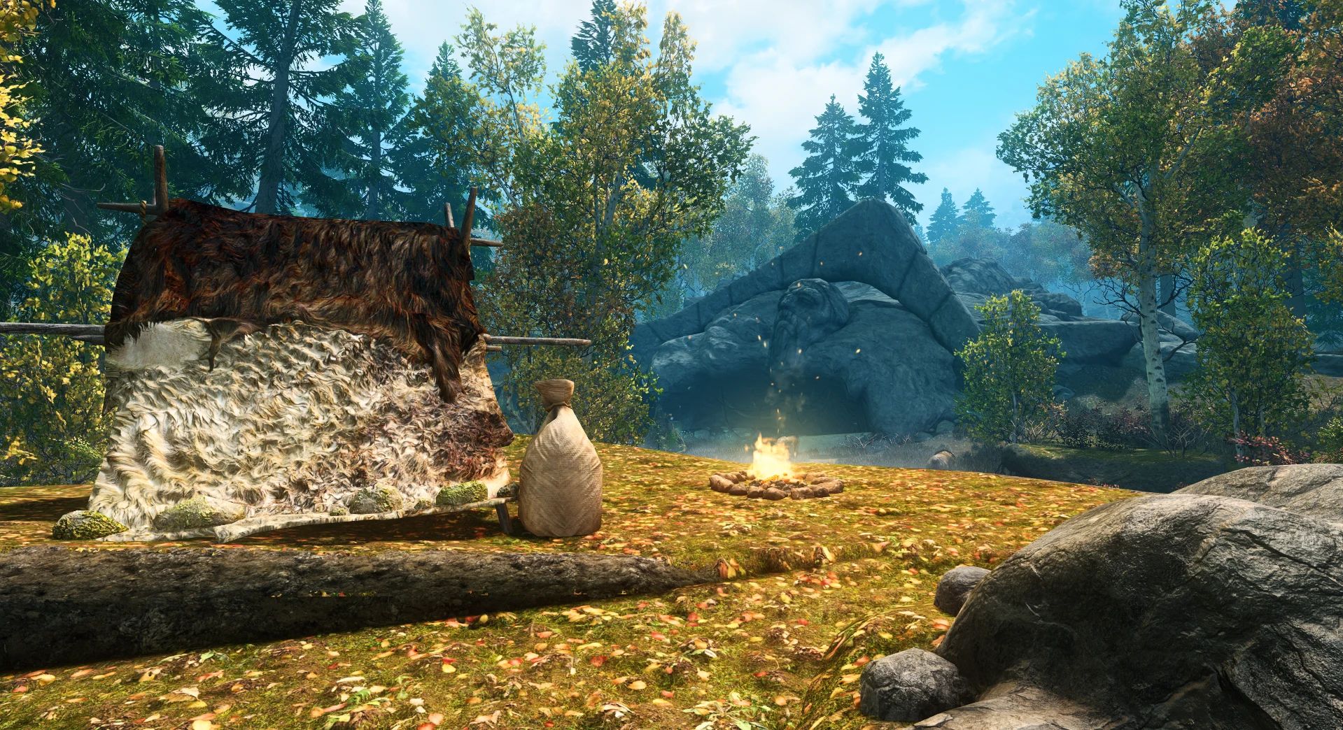 Lore Friendly Autumnshade Clearing mod for The Elder Scrolls V: Skyrim Special Edition