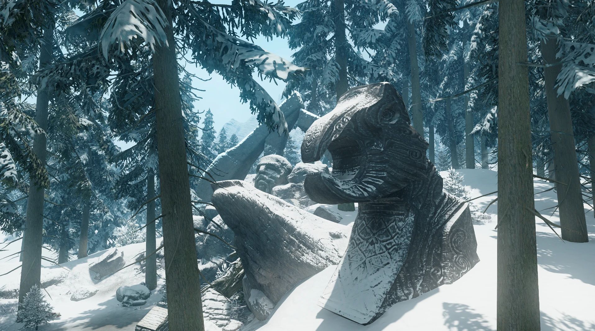 Lore Friendly Shrouded Grove mod for The Elder Scrolls V: Skyrim Special Edition